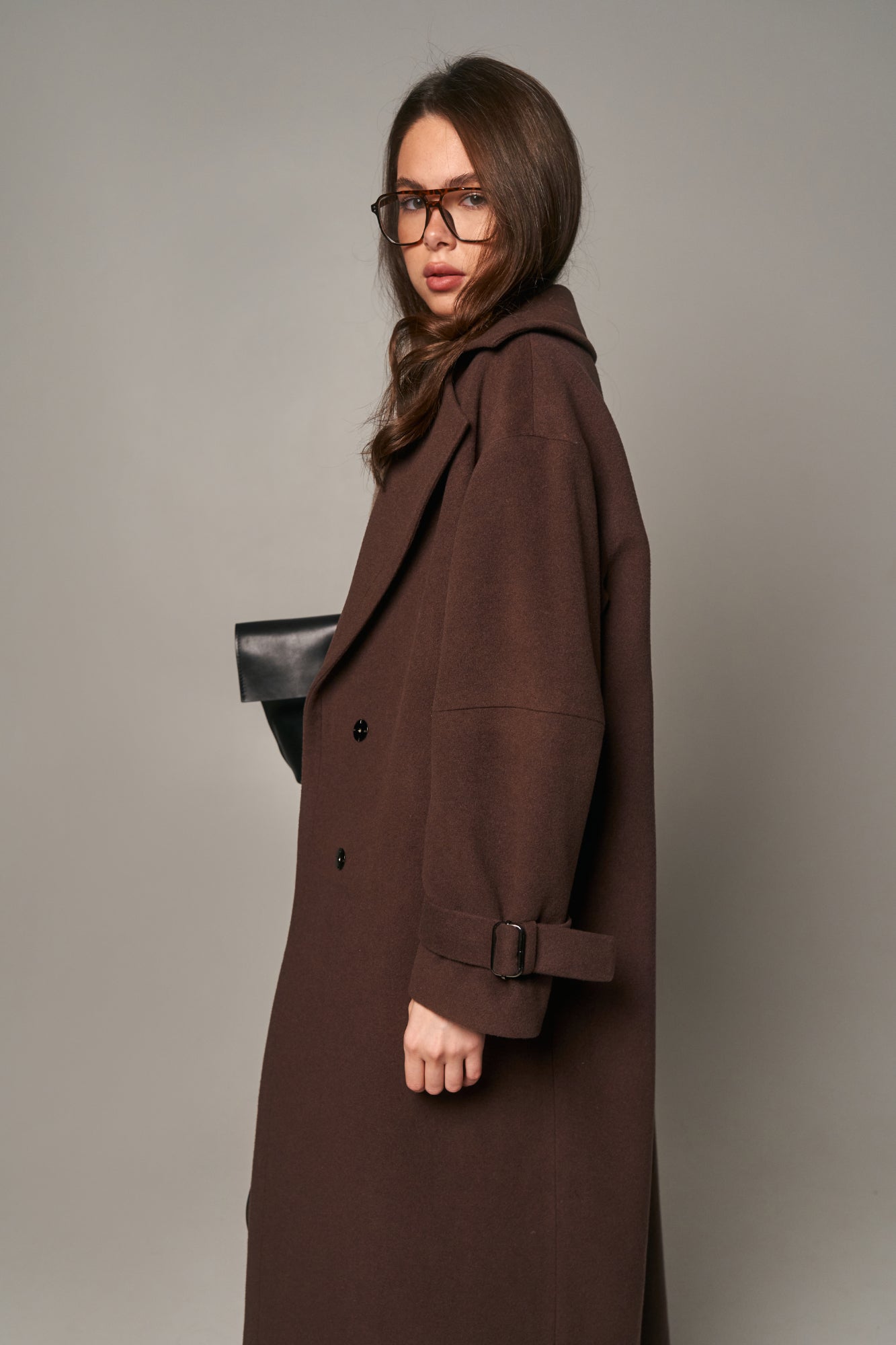 Chocolate Wool Coat