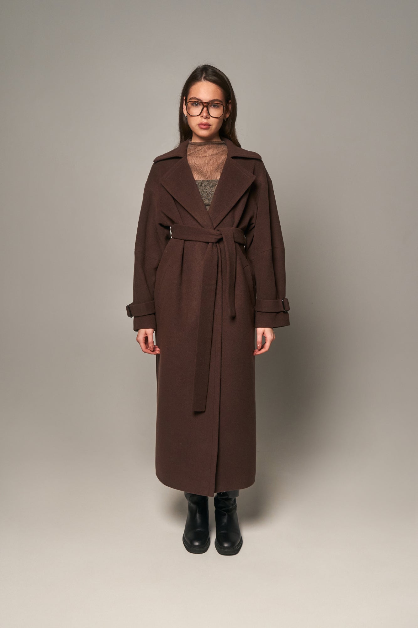 Chocolate Wool Coat