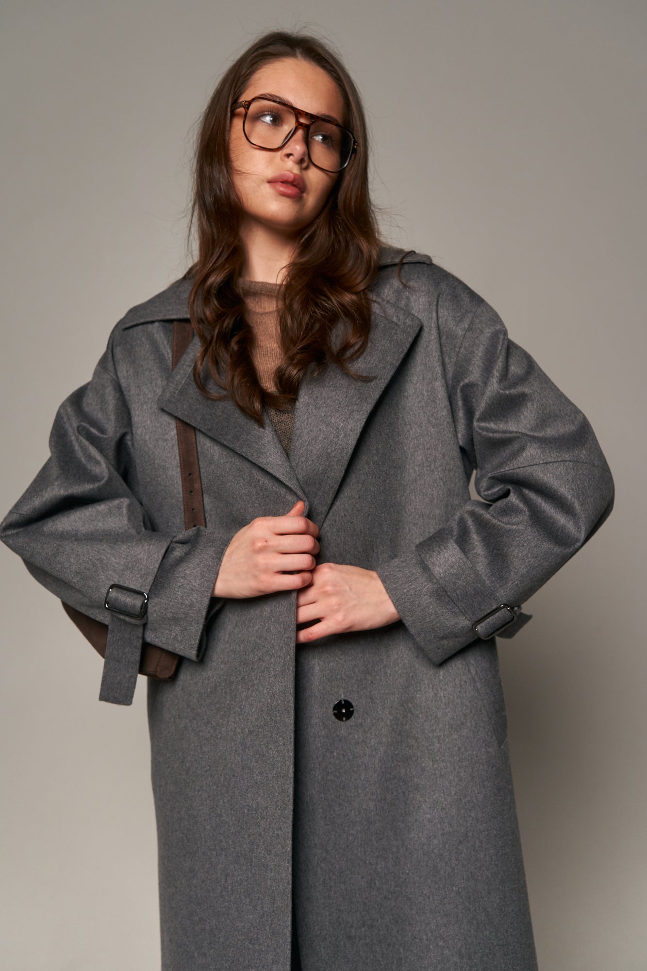 Loro Piana Cashmere Coat Gray