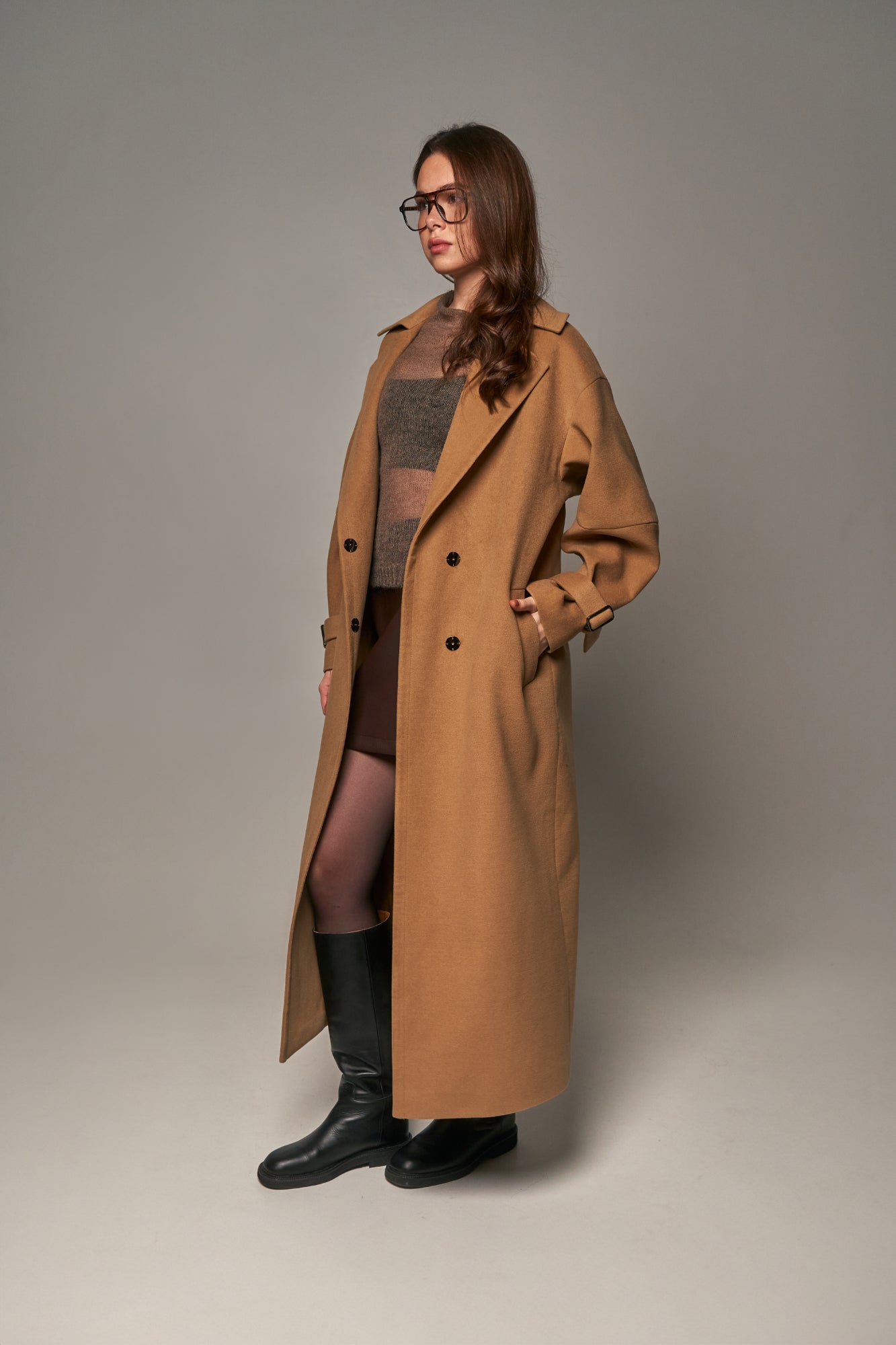 Camel Cashmere Coat