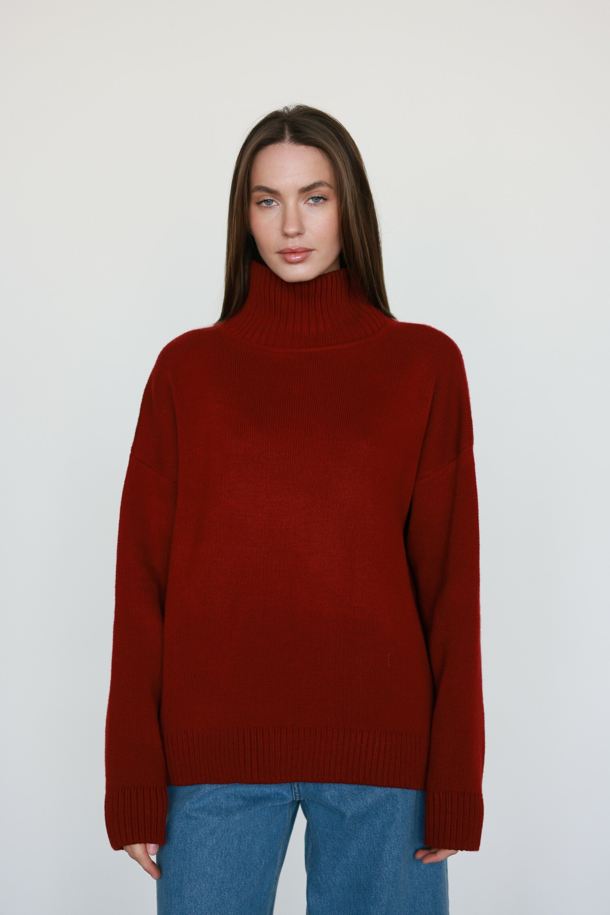 Merino Sweater Burgundy