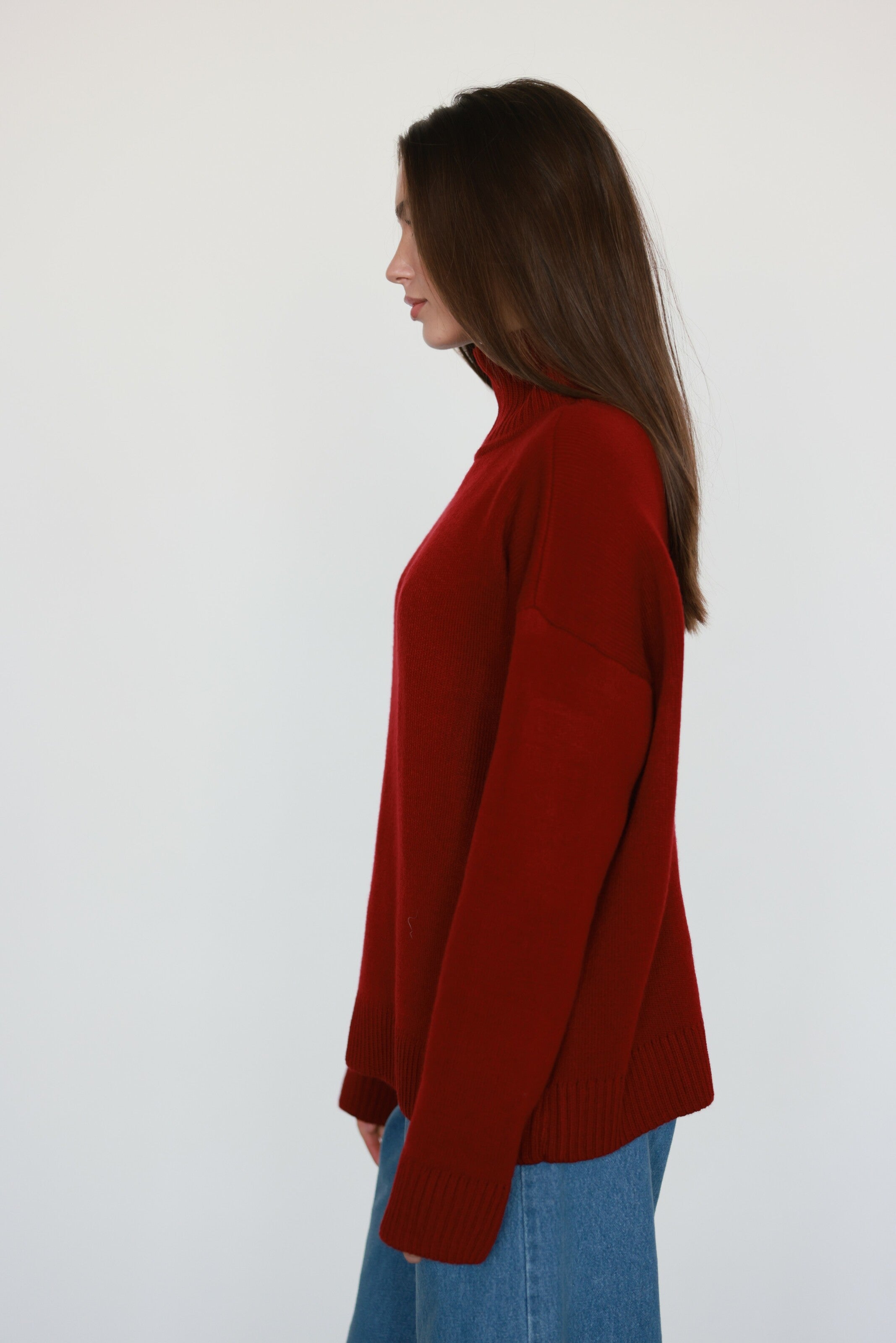 Merino Sweater Burgundy