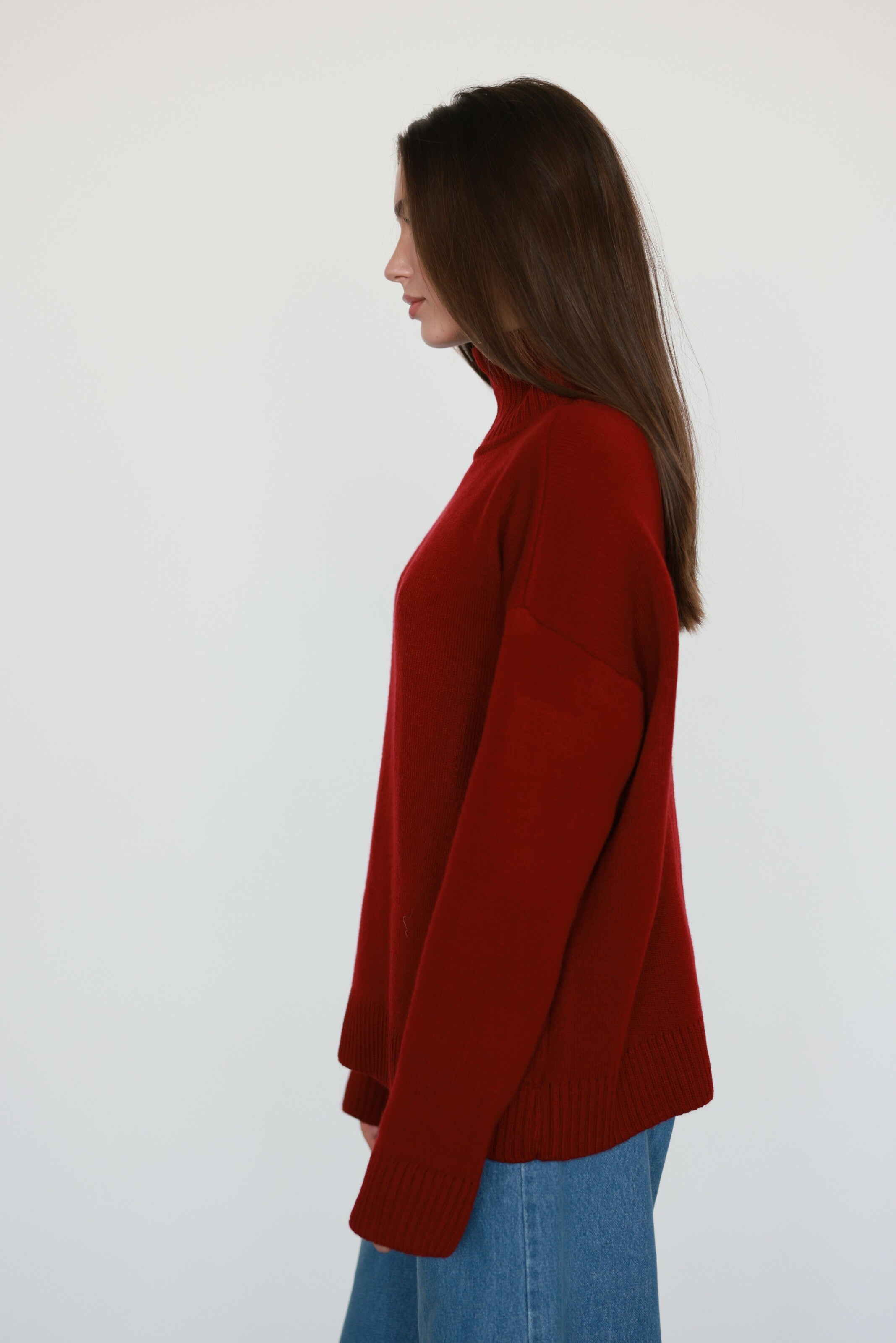 Merino Sweater Burgundy