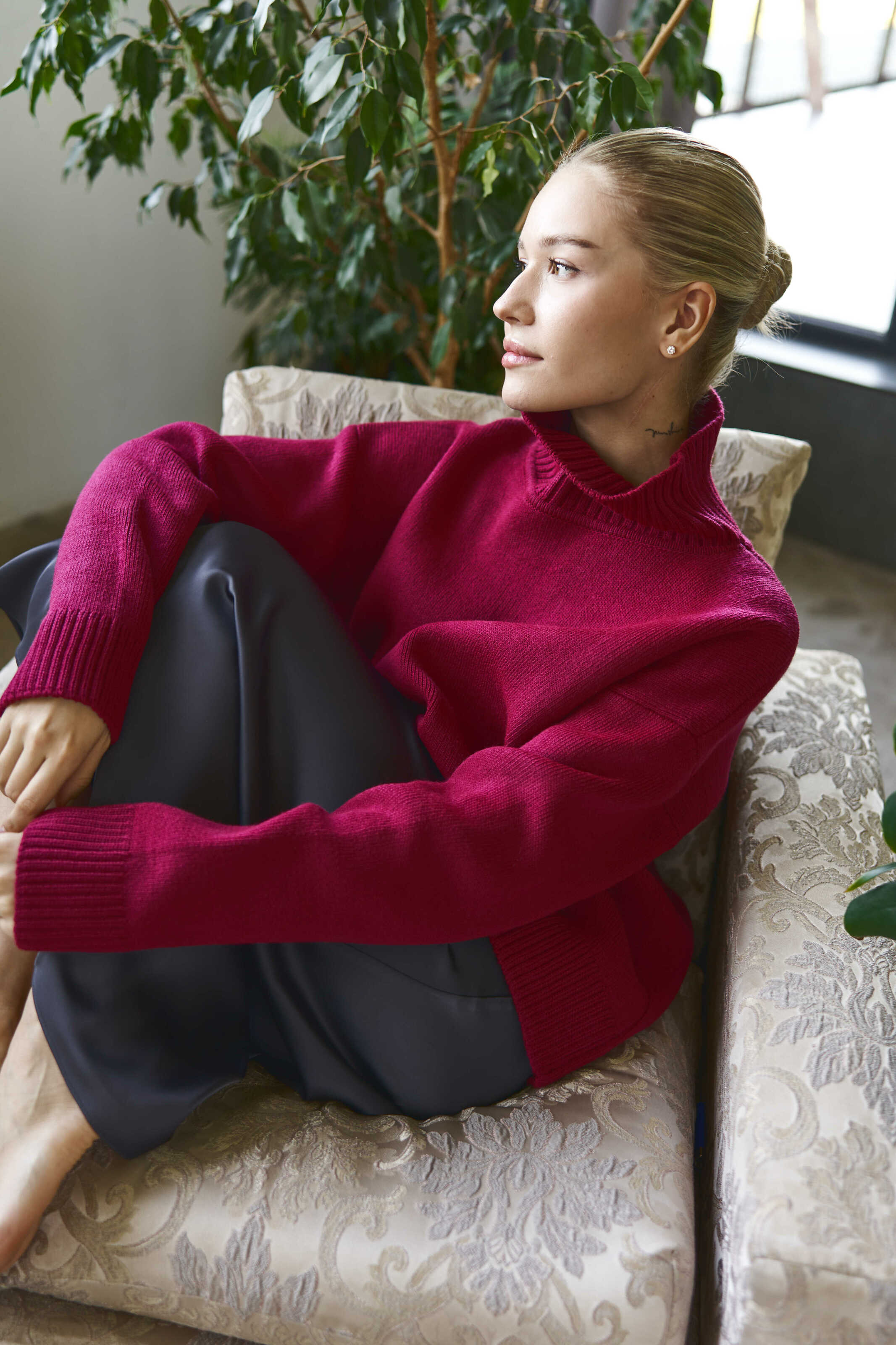 Merino Sweater Fuchsia