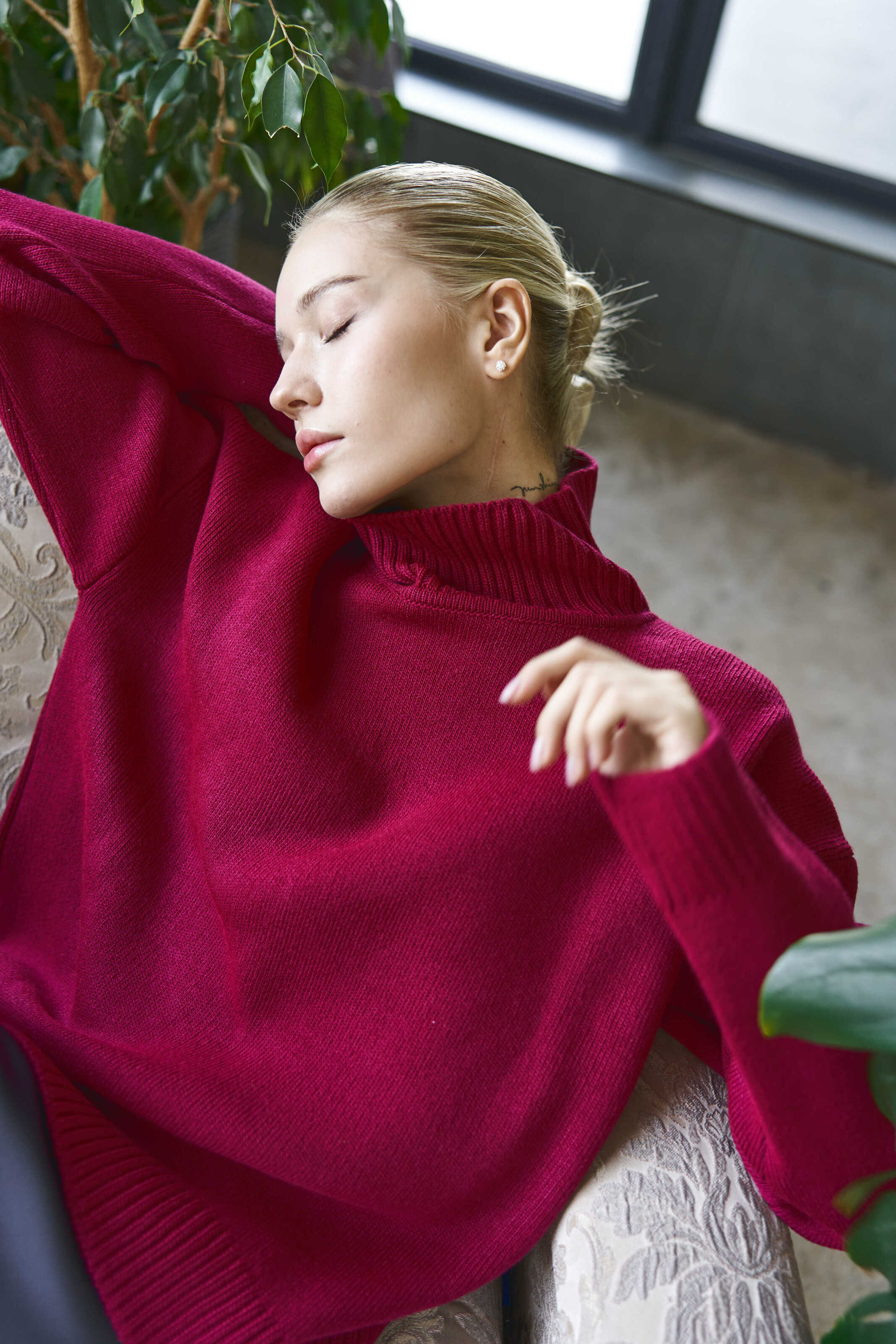 Merino Sweater Fuchsia