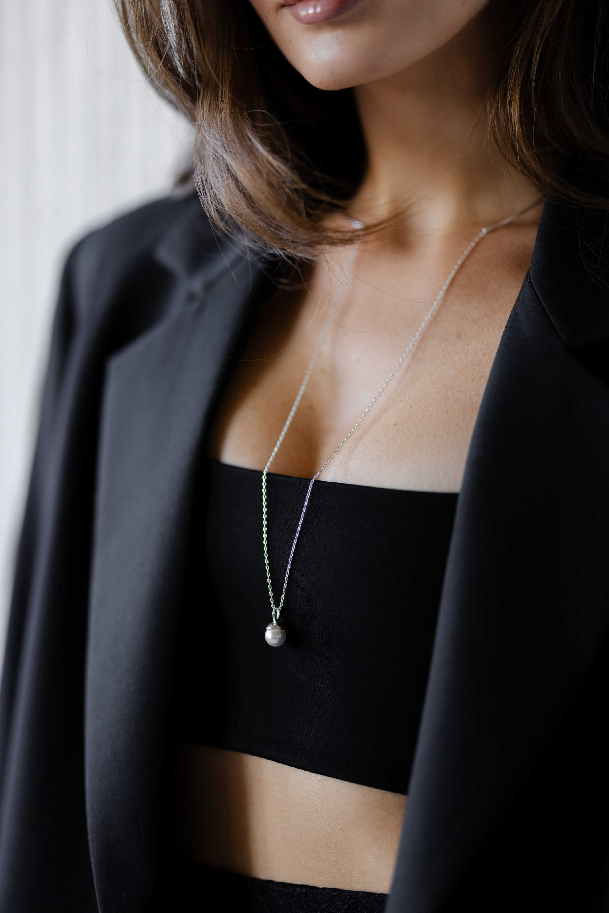 Suit Fabric Jacket Black
