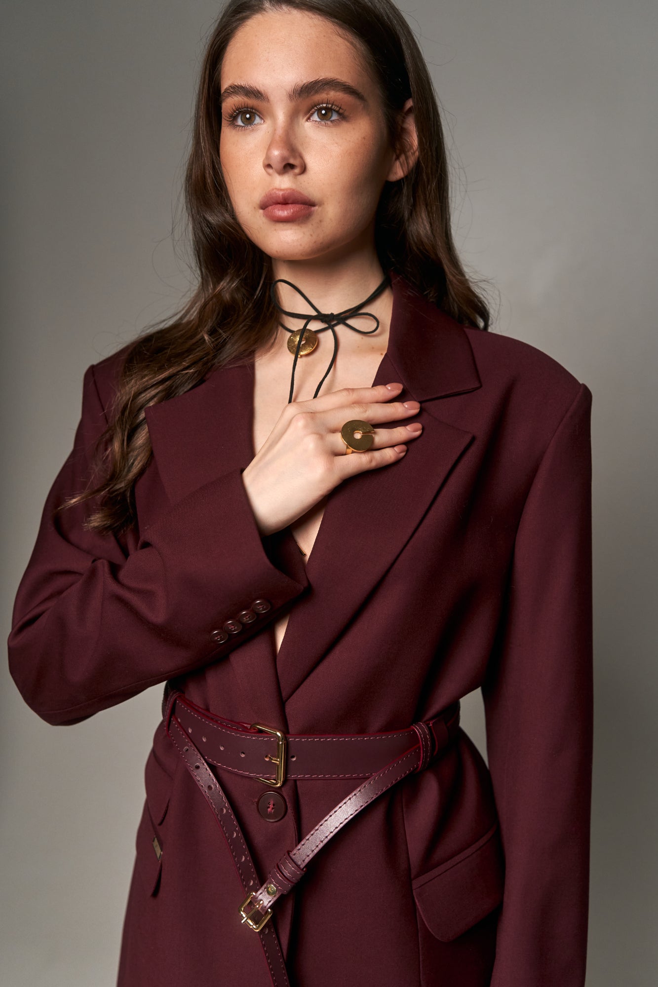 Suiting Jacket Marsala