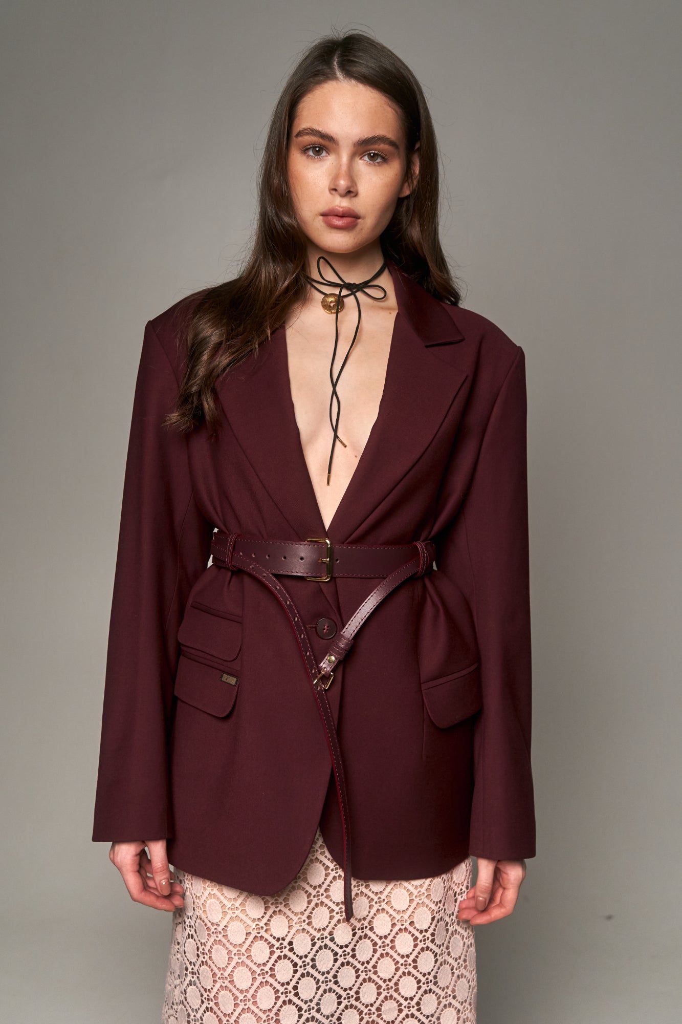 Suiting Jacket Marsala