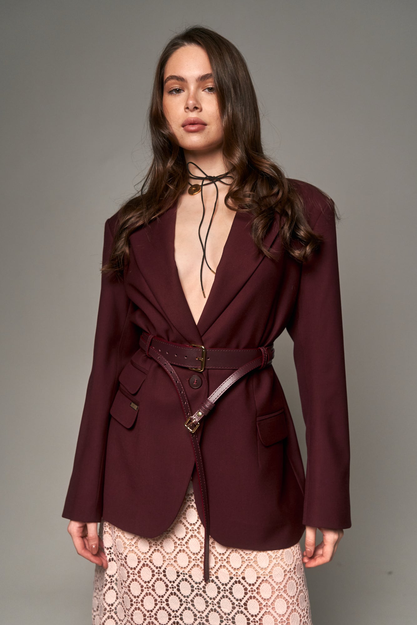Suiting Jacket Marsala
