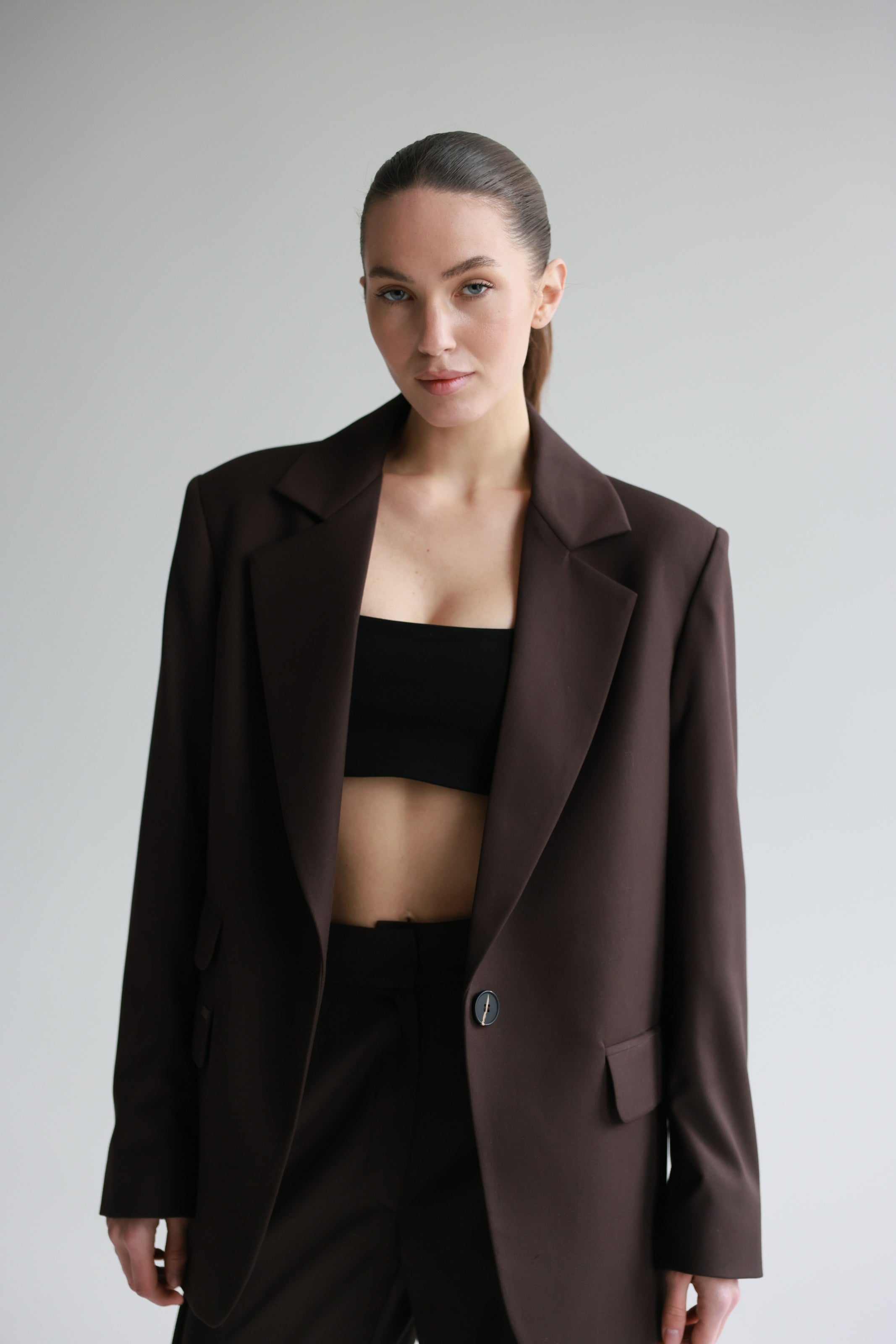 Suiting Jacket Chocolate