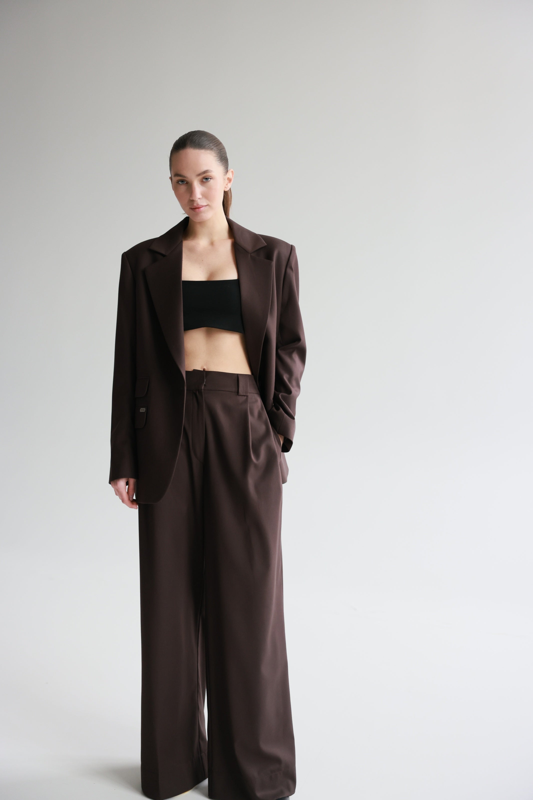 Suiting Jacket Chocolate