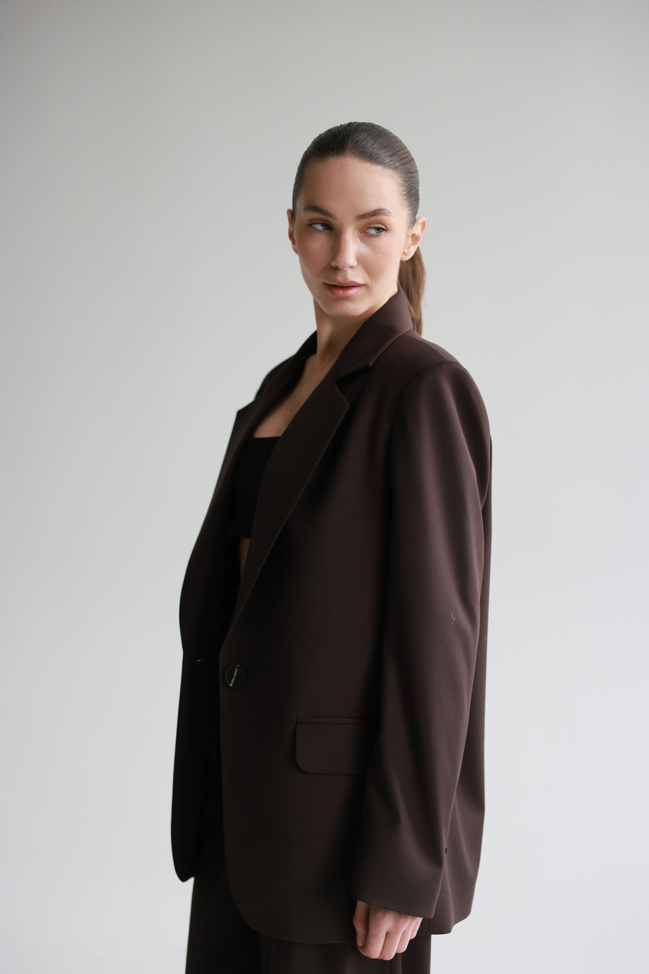 Suiting Jacket Chocolate