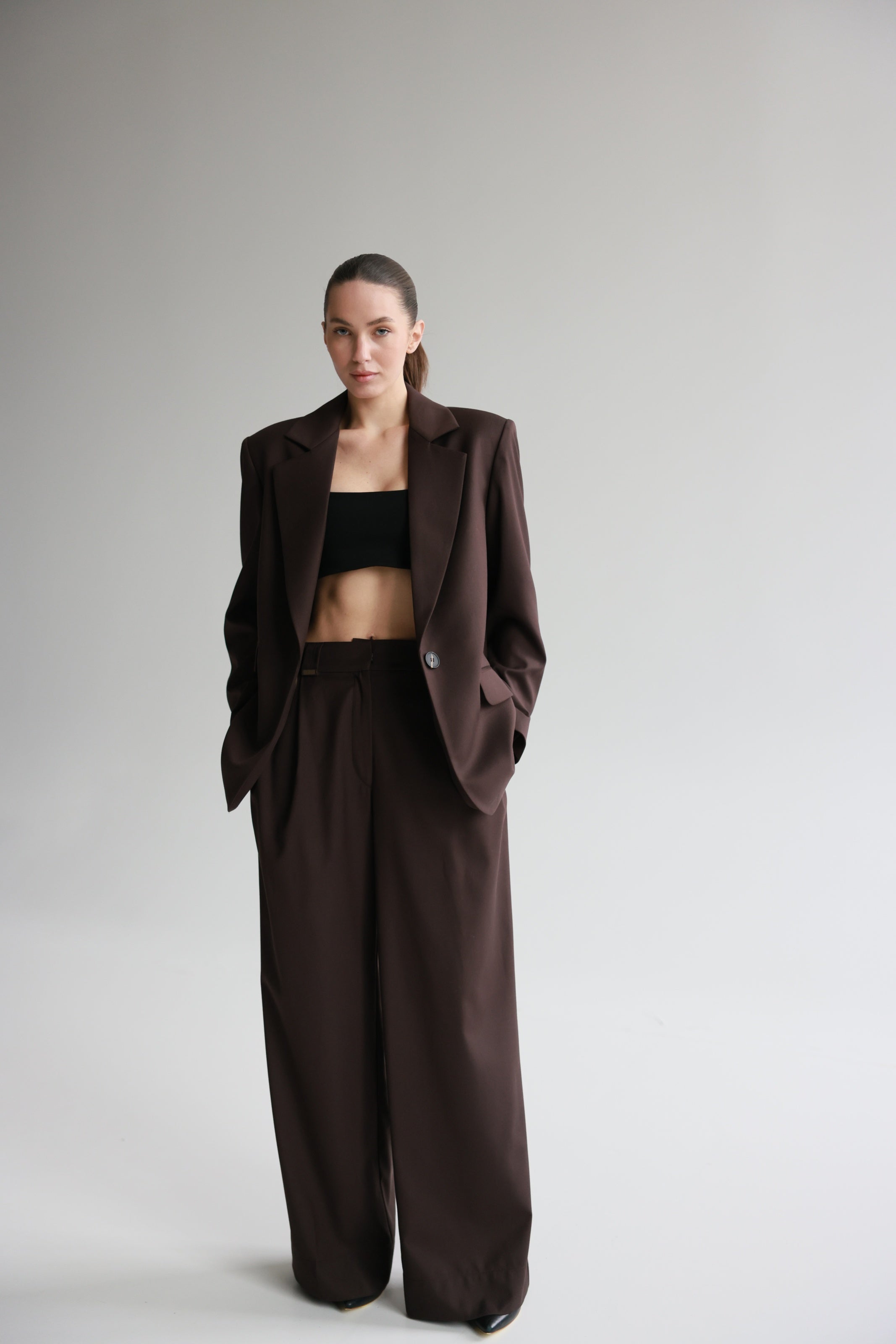Suiting Jacket Chocolate
