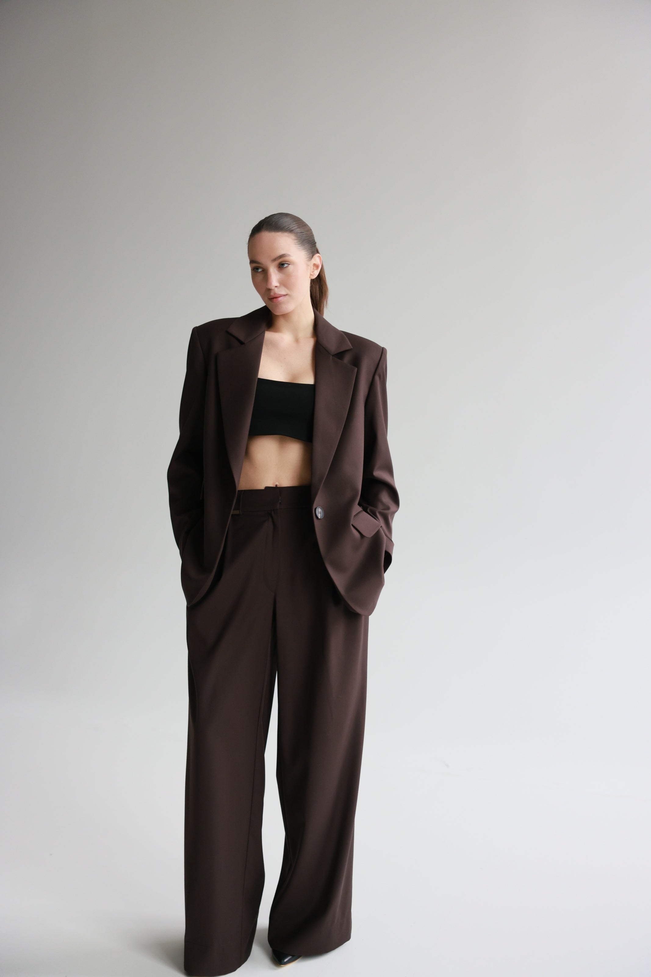 Suiting Jacket Chocolate
