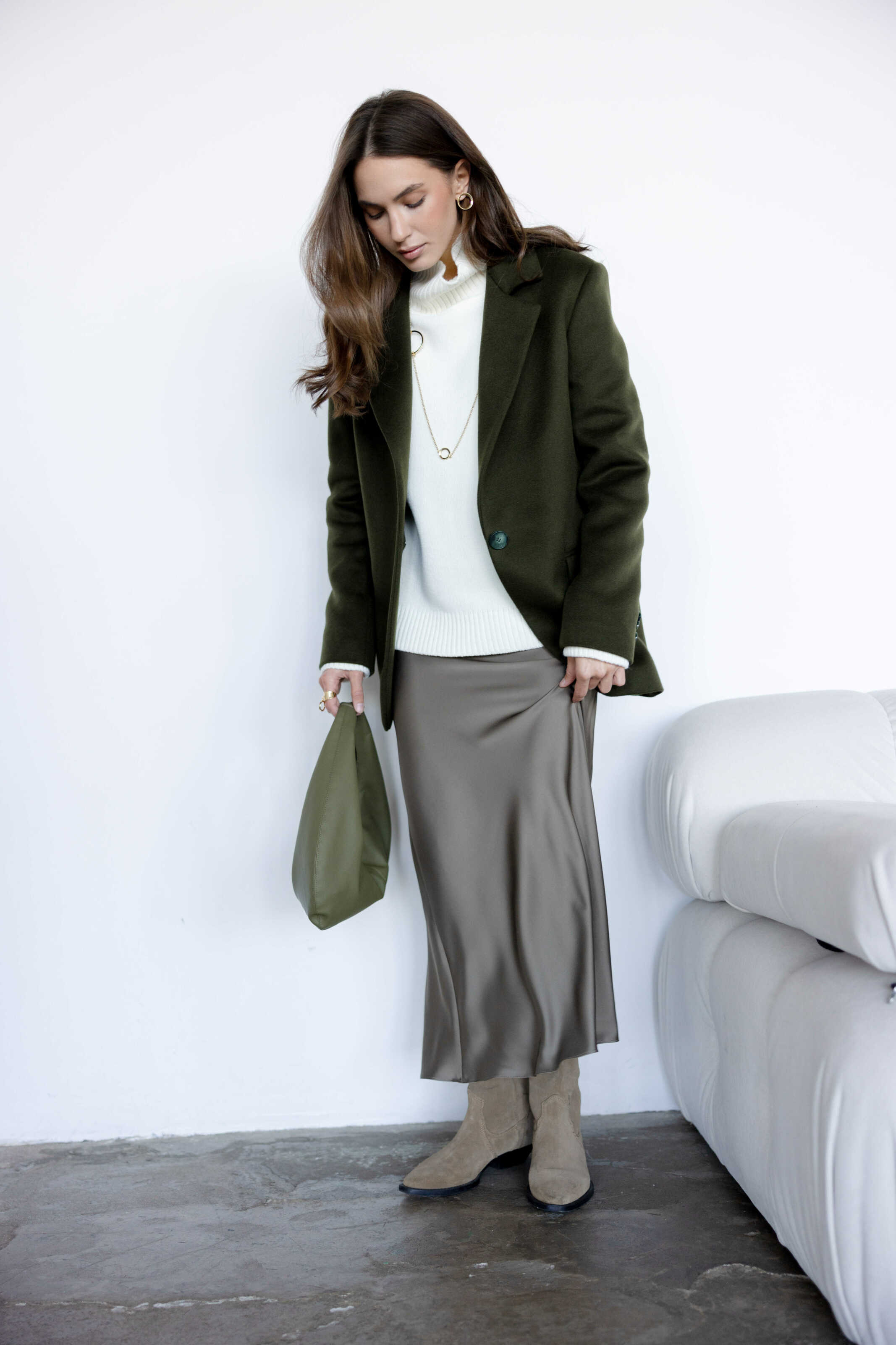 Green Cashmere Jacket