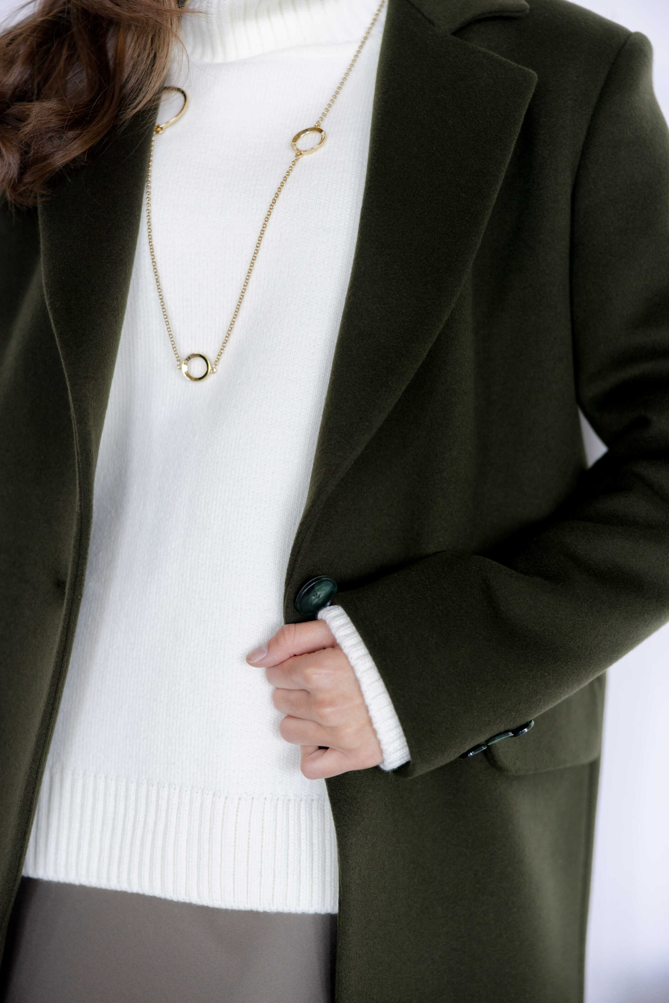 Green Cashmere Jacket