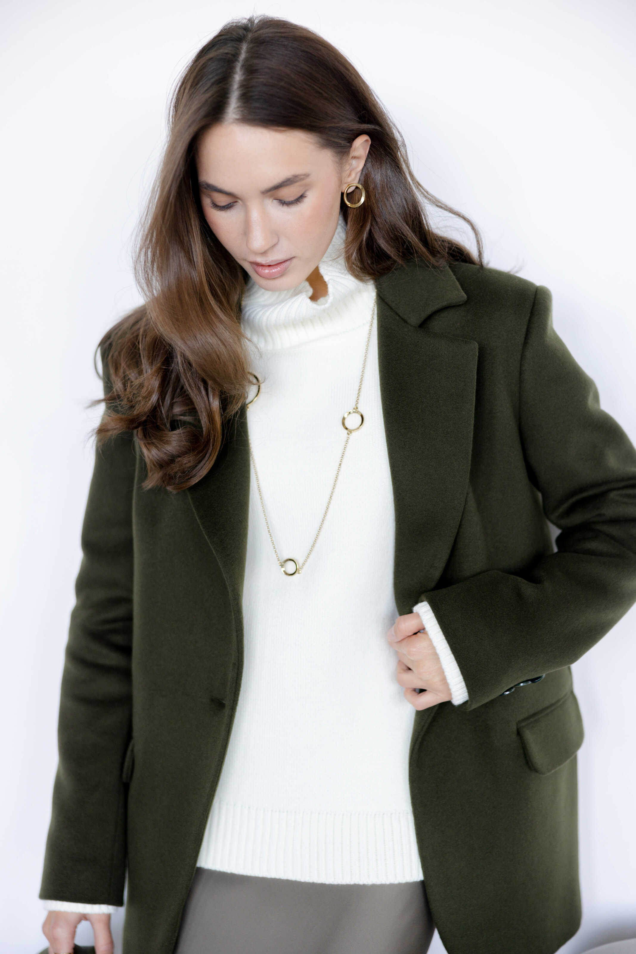 Green Cashmere Jacket