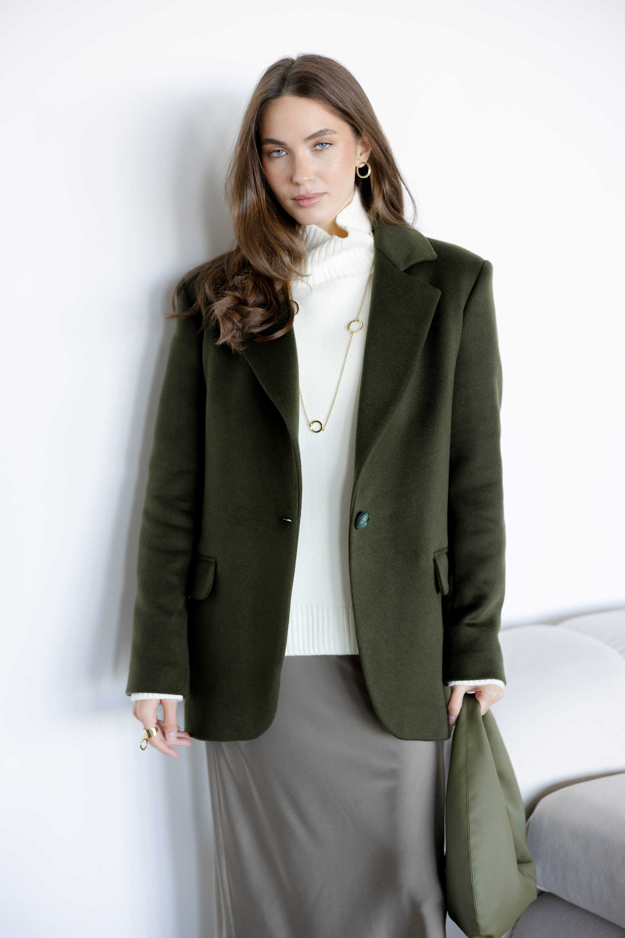 Green Cashmere Jacket