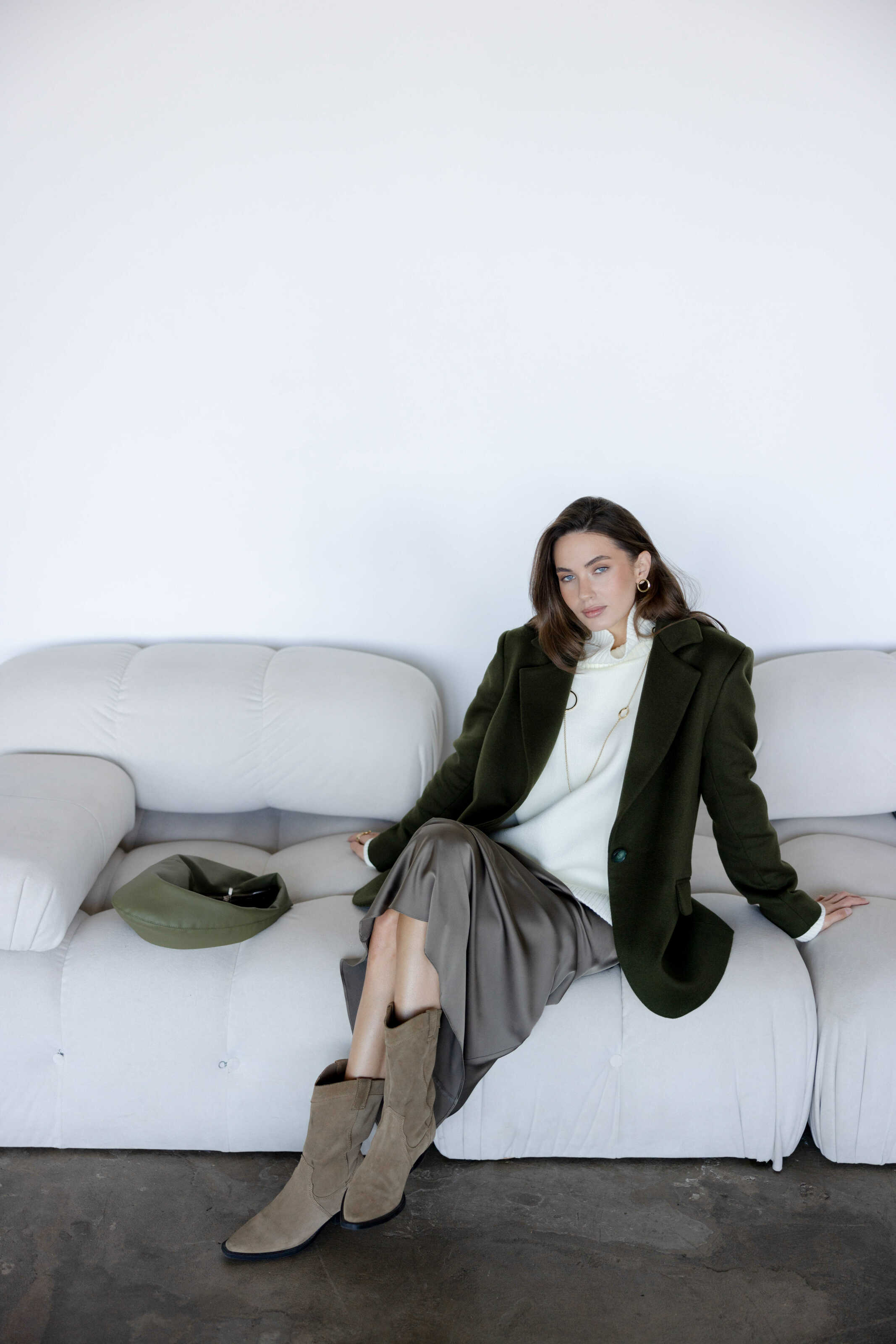 Green Cashmere Jacket