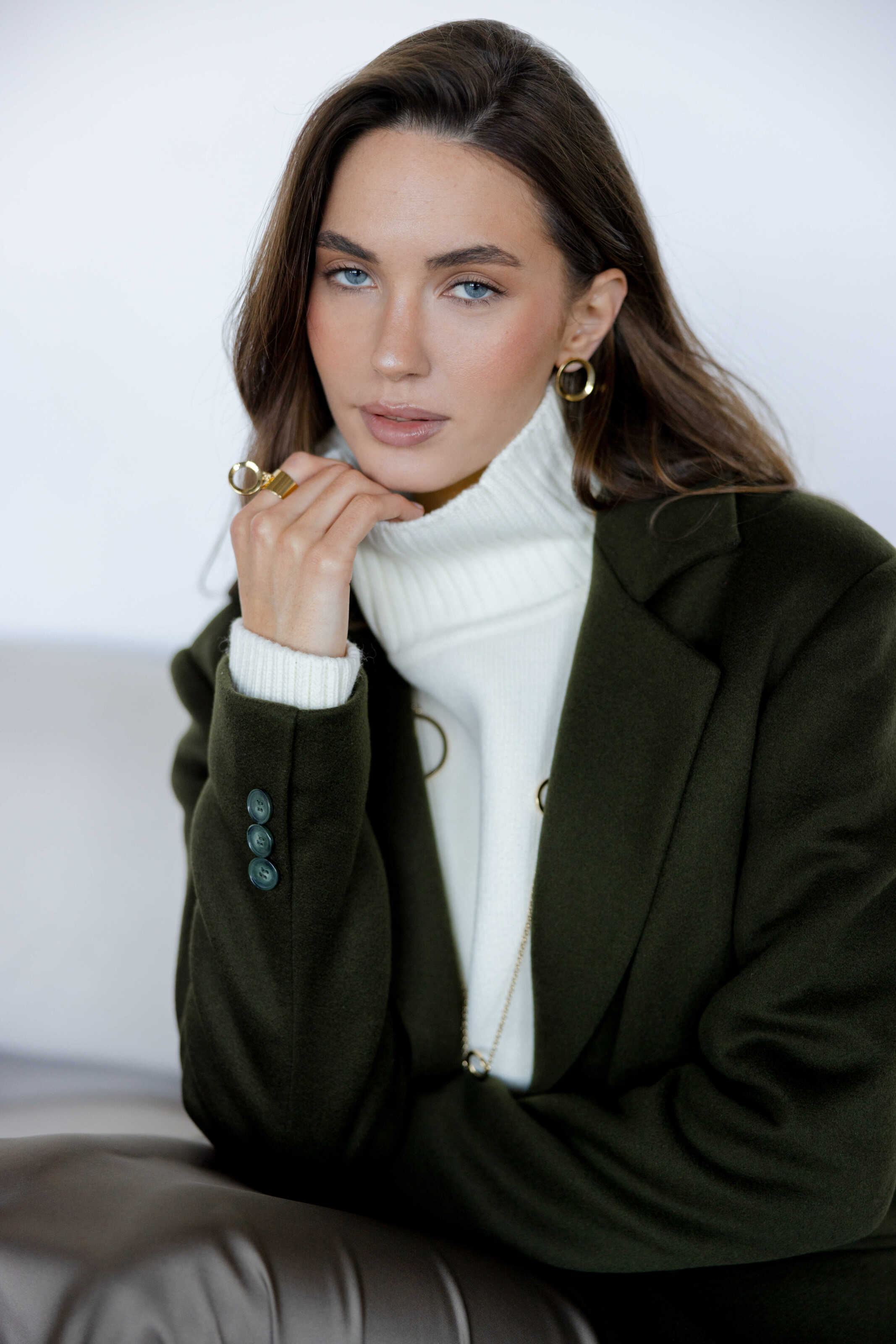 Green Cashmere Jacket