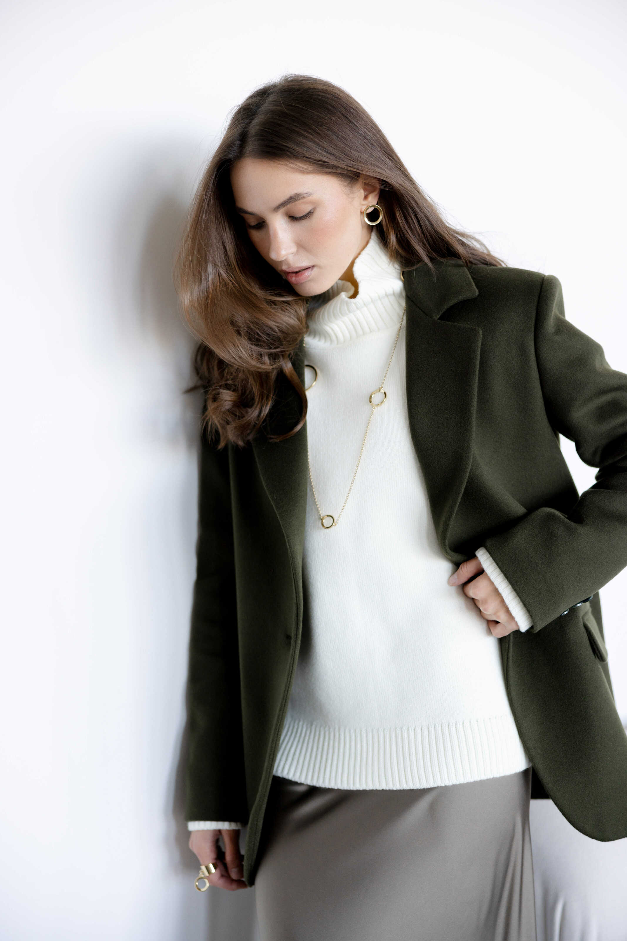 Green Cashmere Jacket