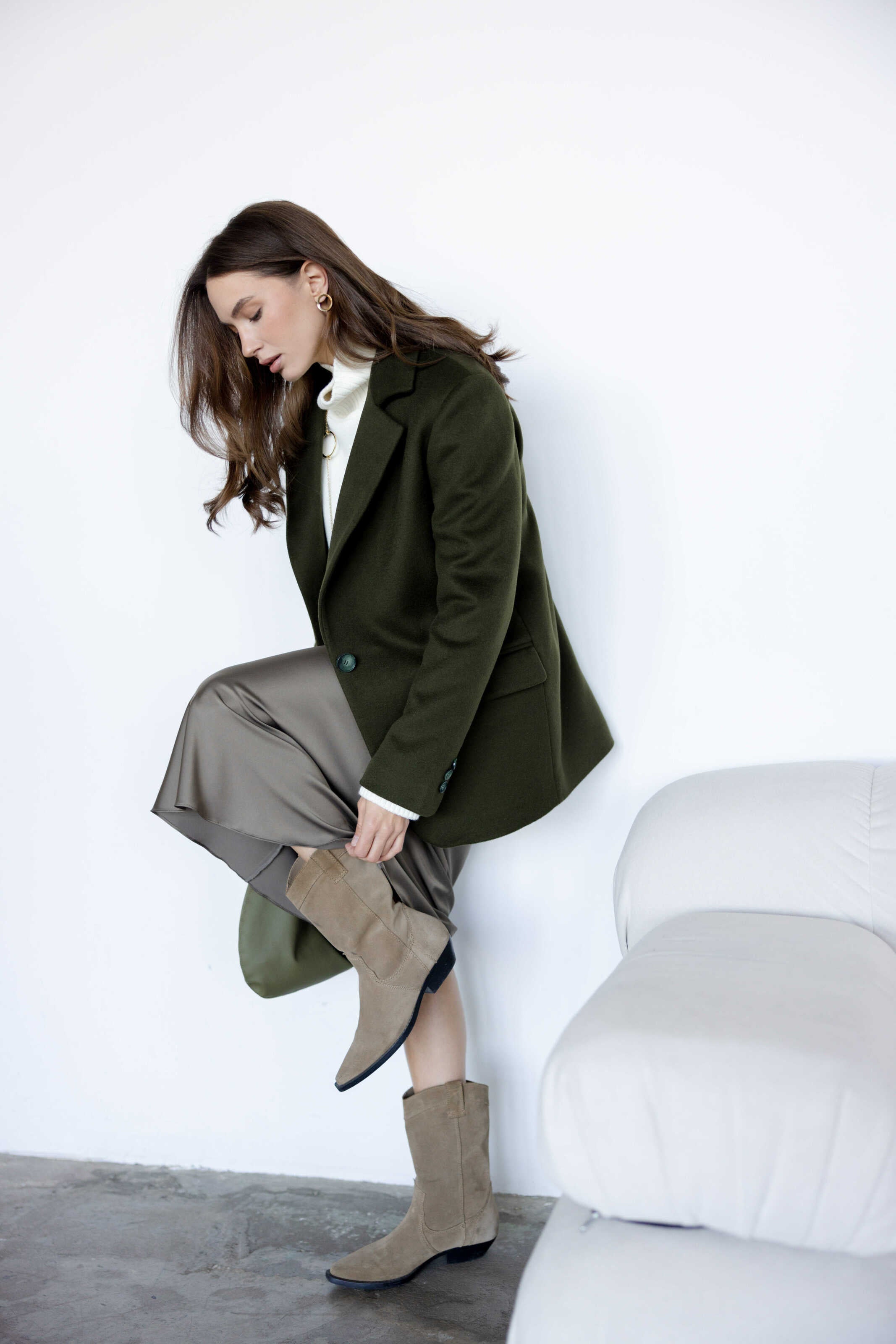 Green Cashmere Jacket