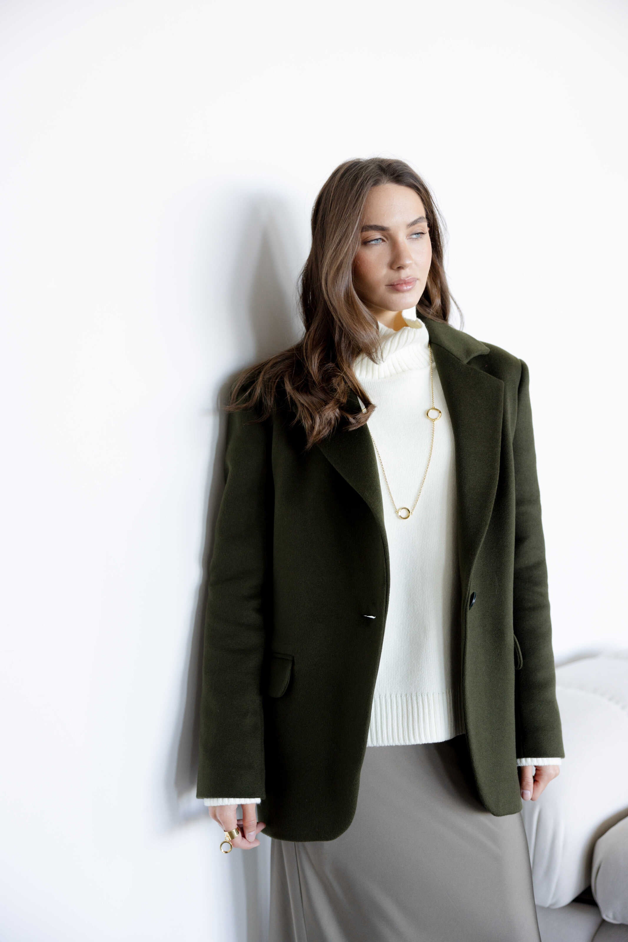 Green Cashmere Jacket