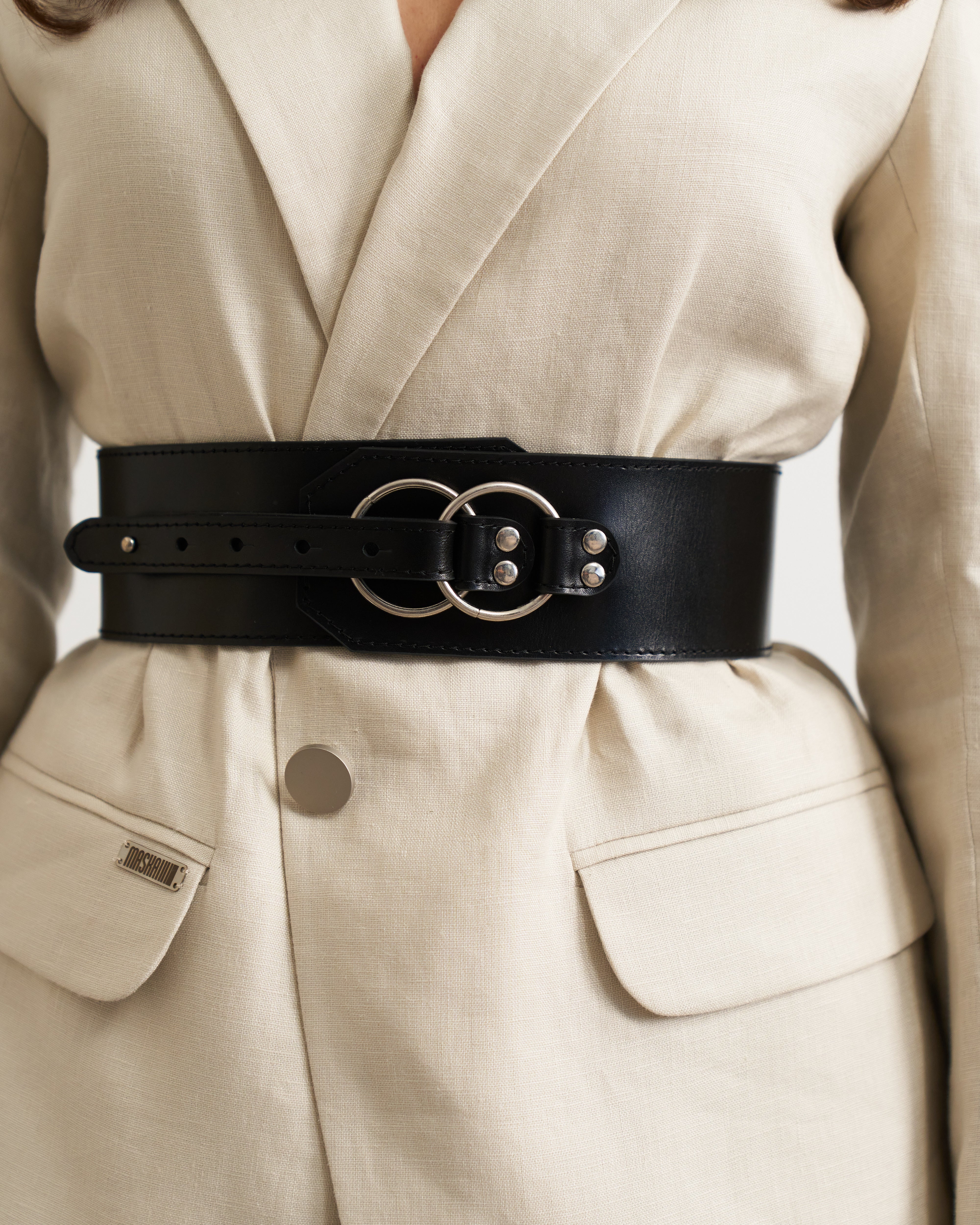 Wide belt SIERRA whith two rings - UFS.store.ua