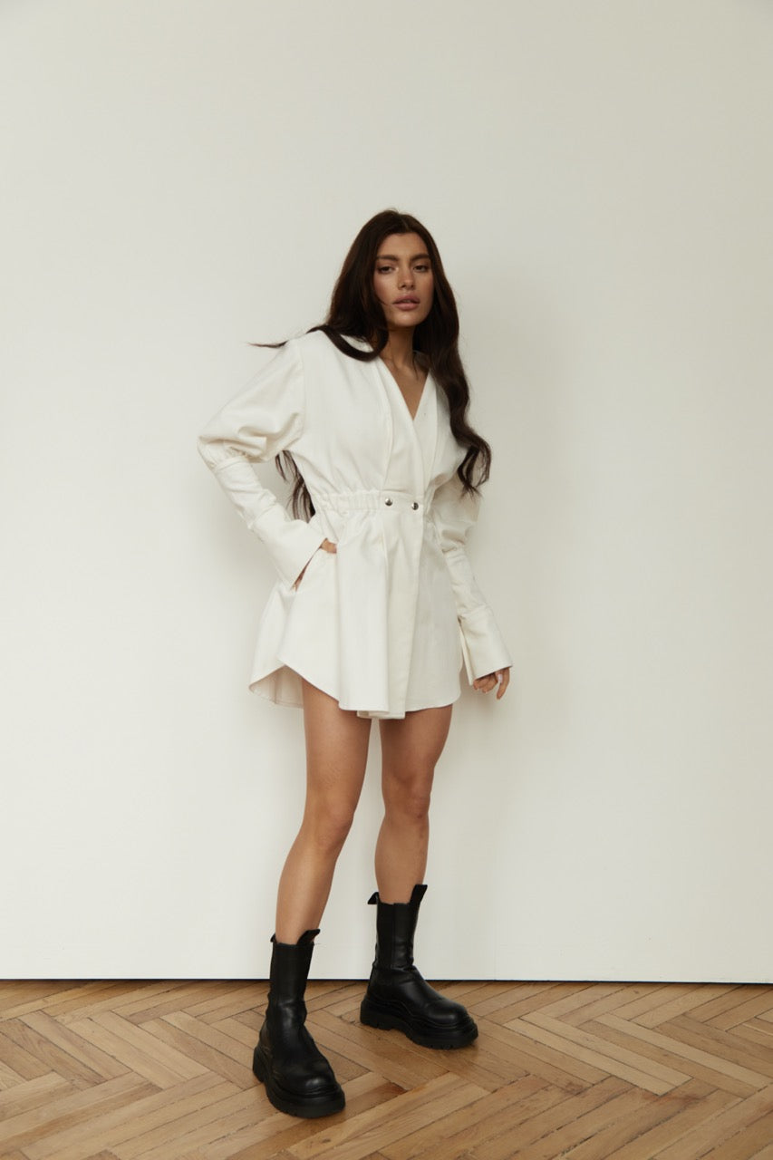 Cotton Denim Dress