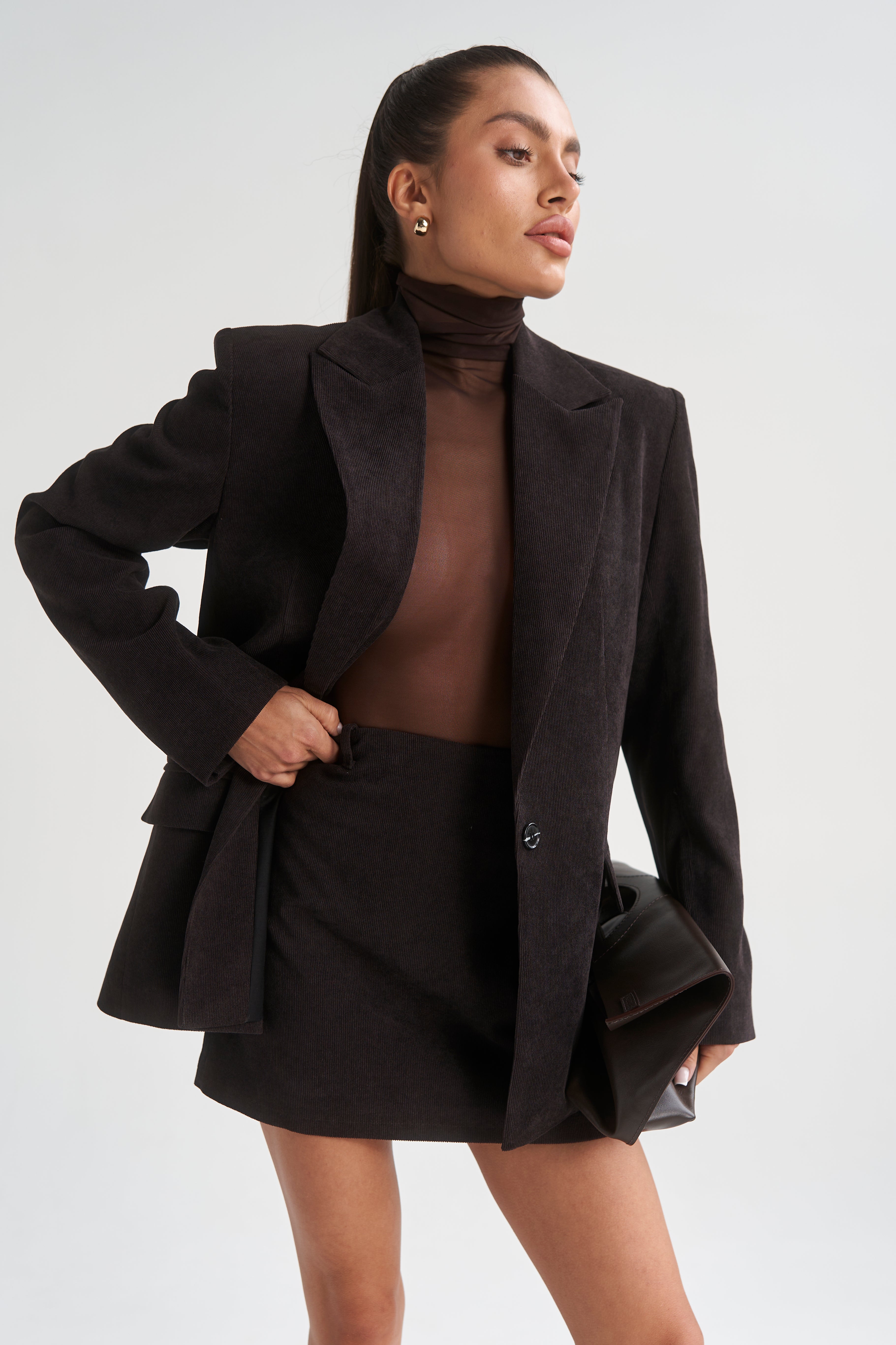 Спідниця міні вельвет