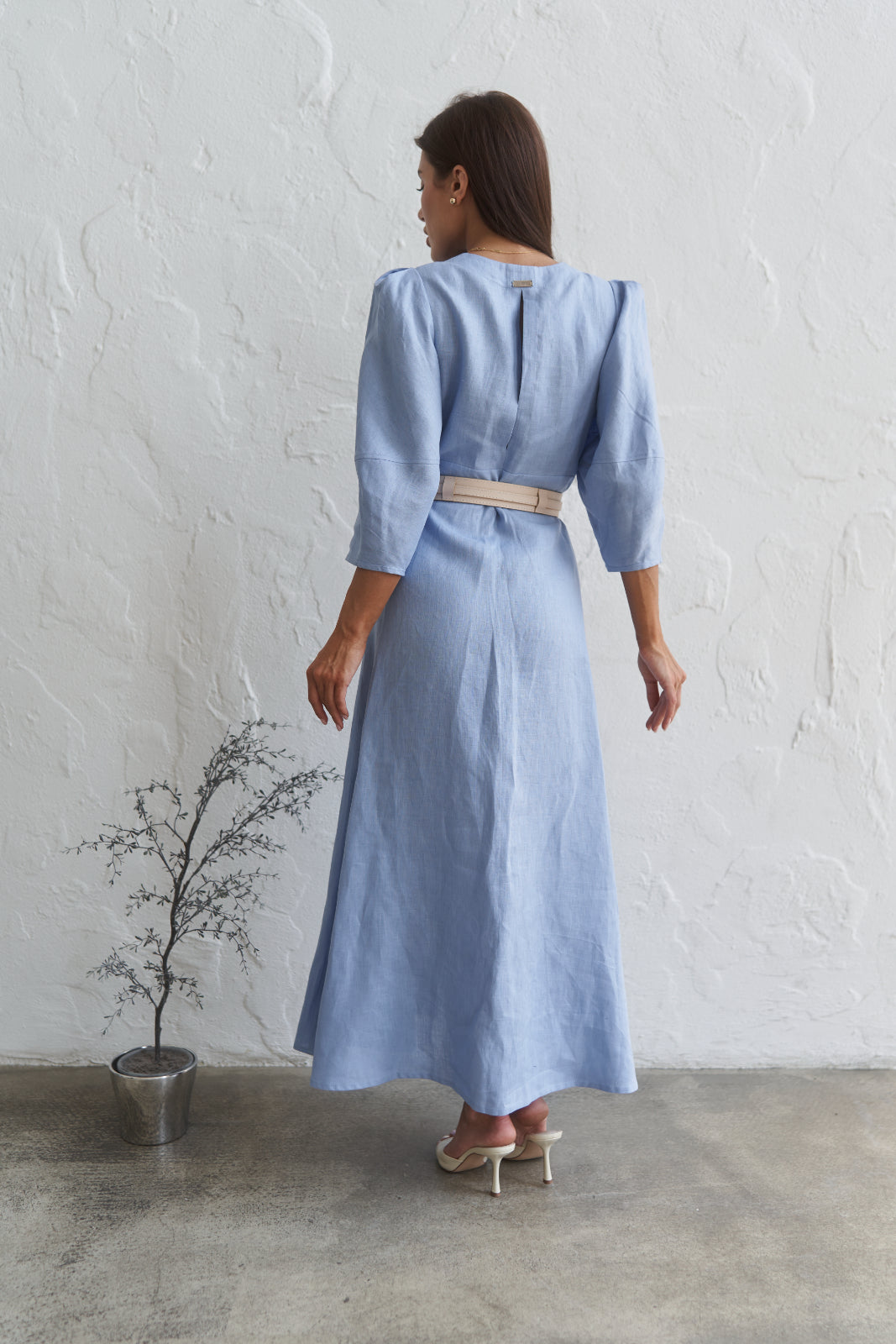 Linen maxi dress - UFS.store.ua
