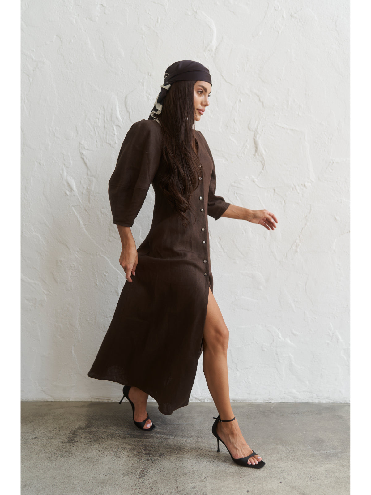 Linen maxi dress - UFS.store.ua