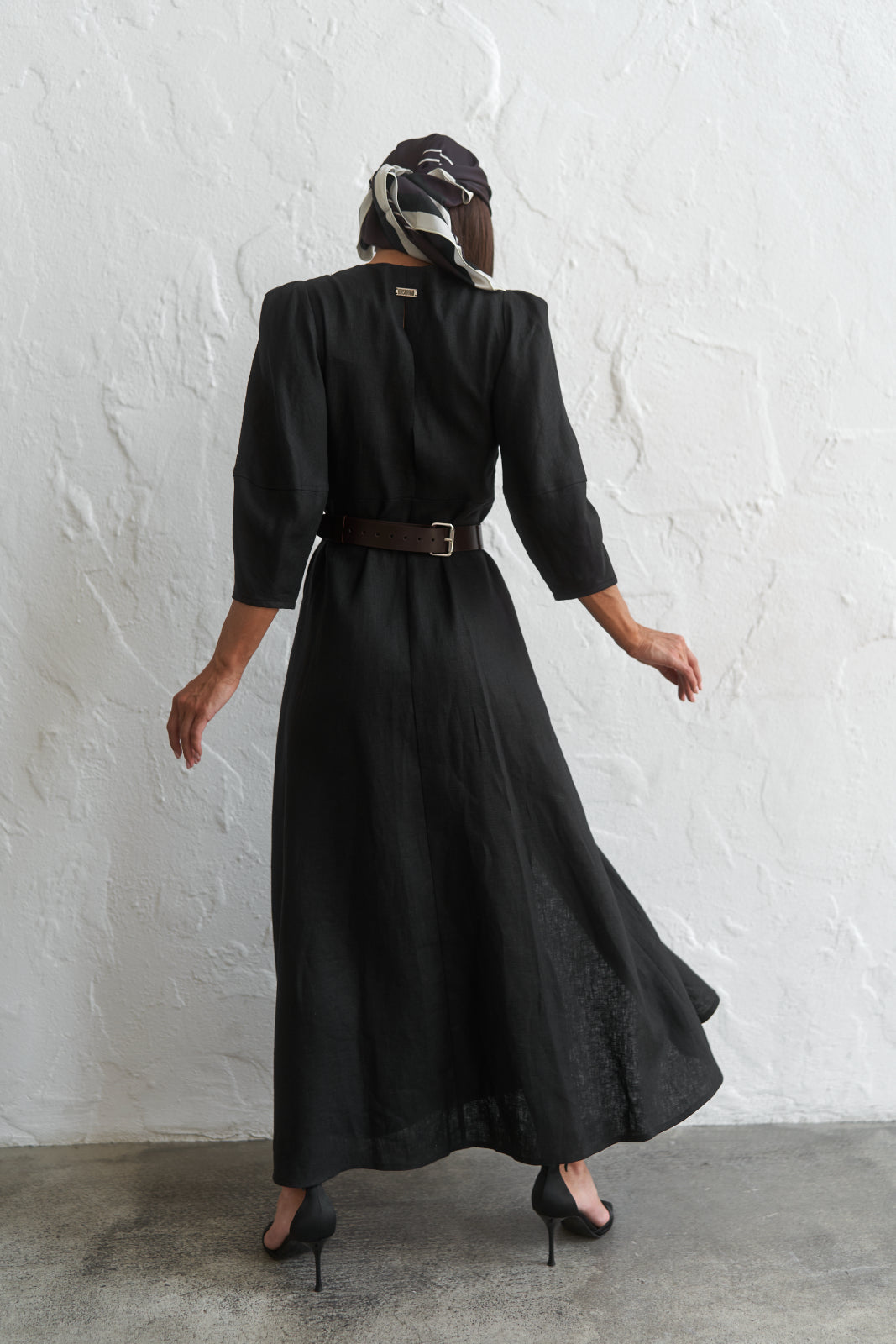 Linen maxi dress - UFS.store.ua