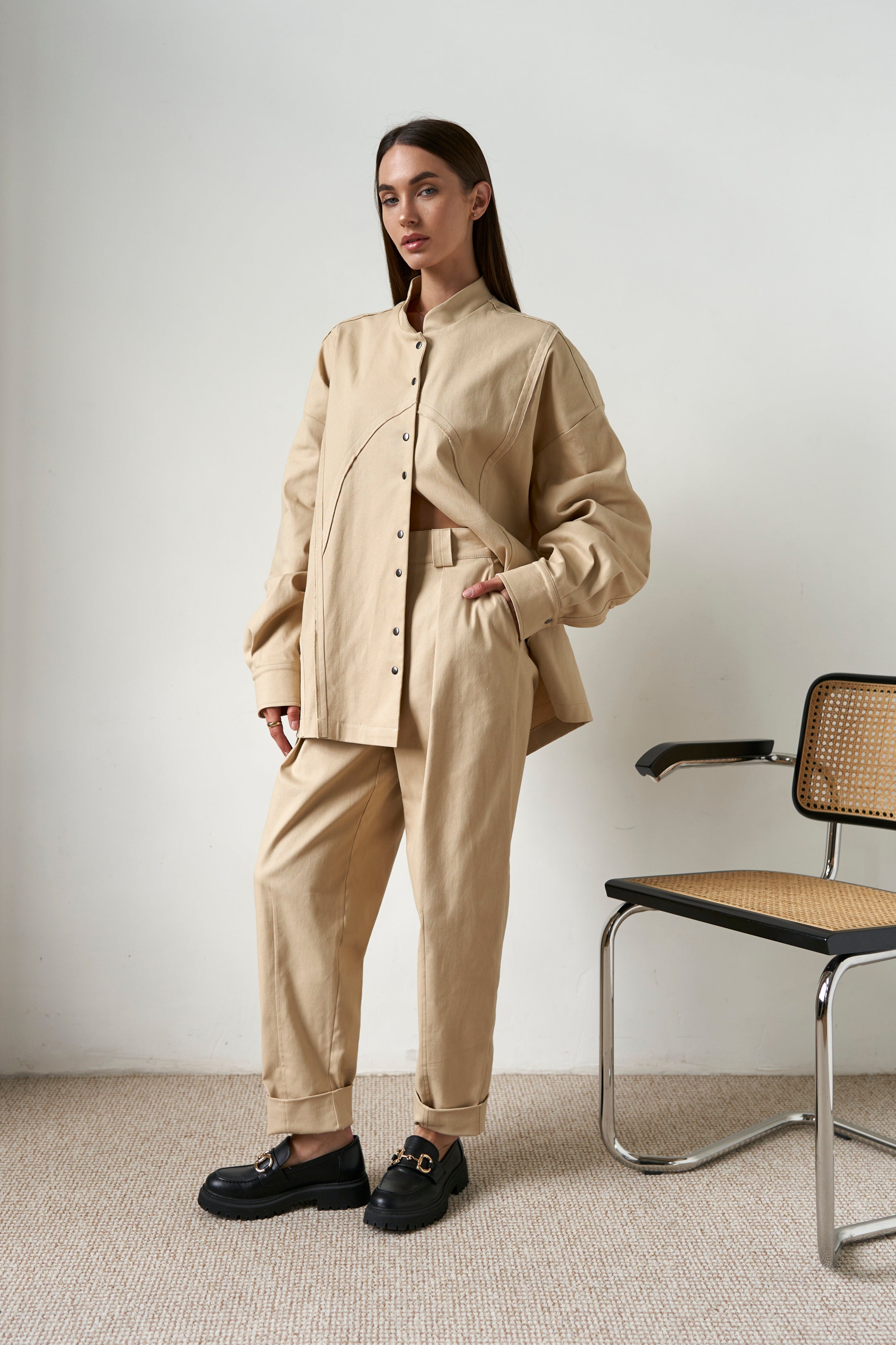 Bomber cotton U Sand