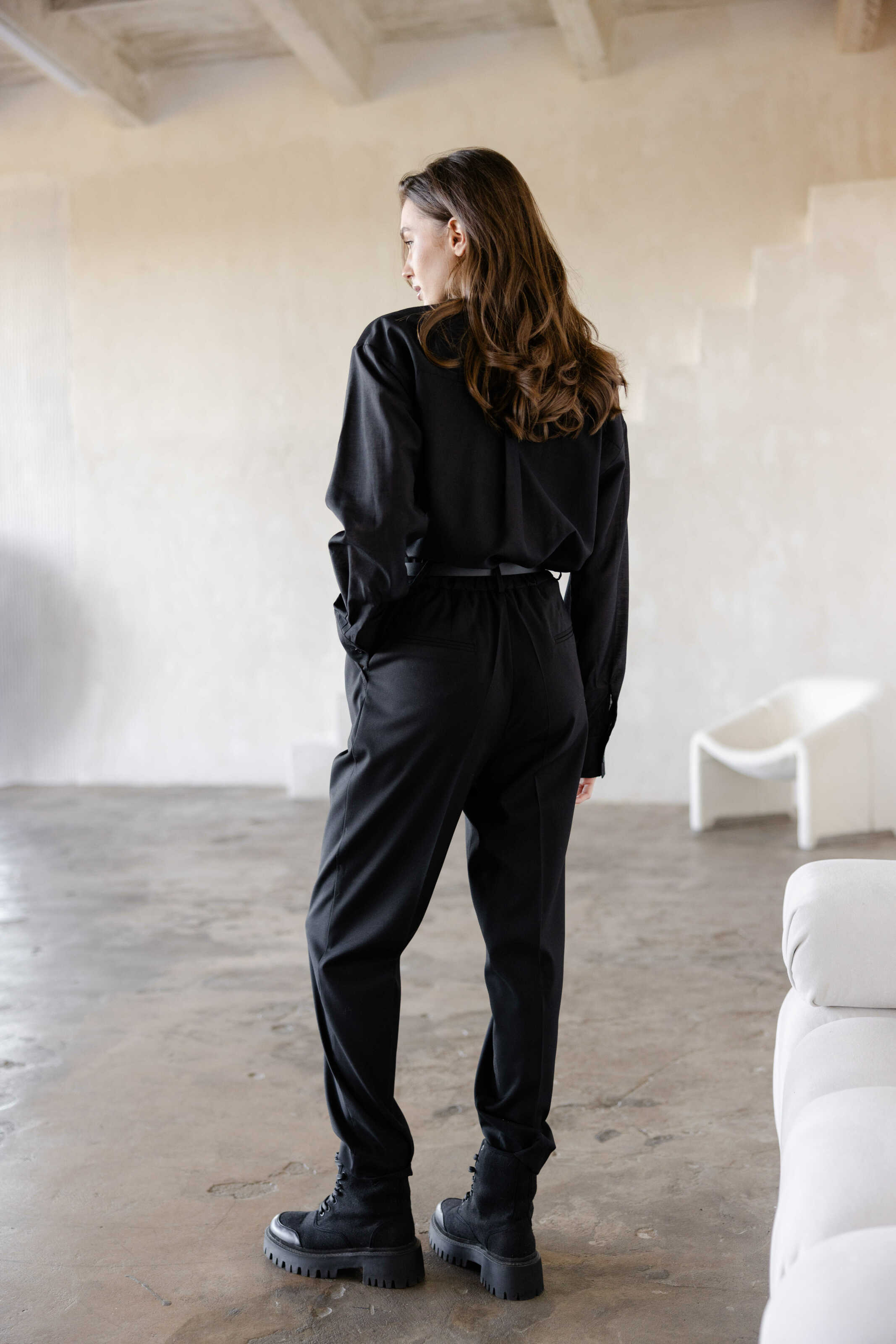 Black Basic Pants