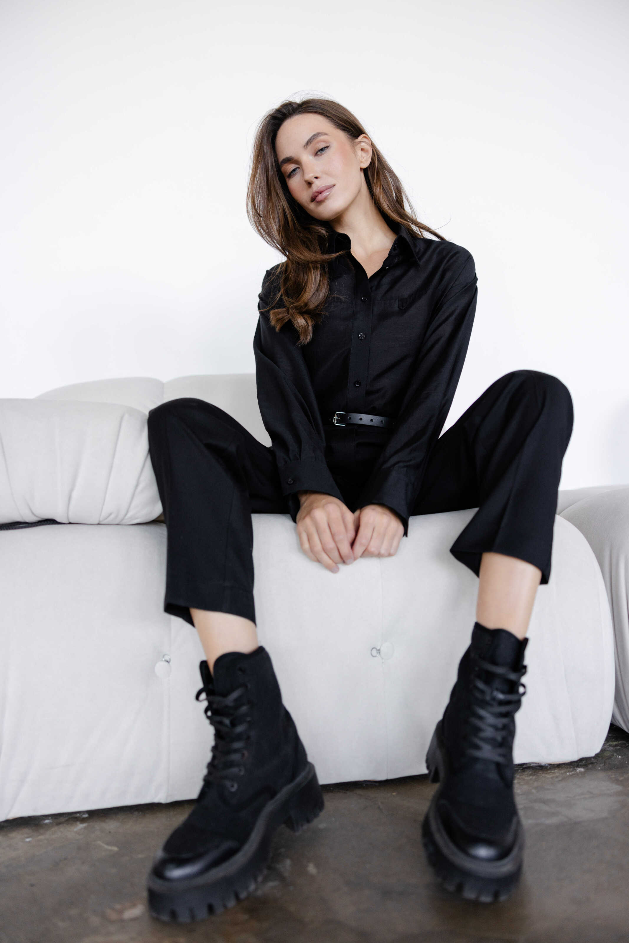 Black Basic Pants