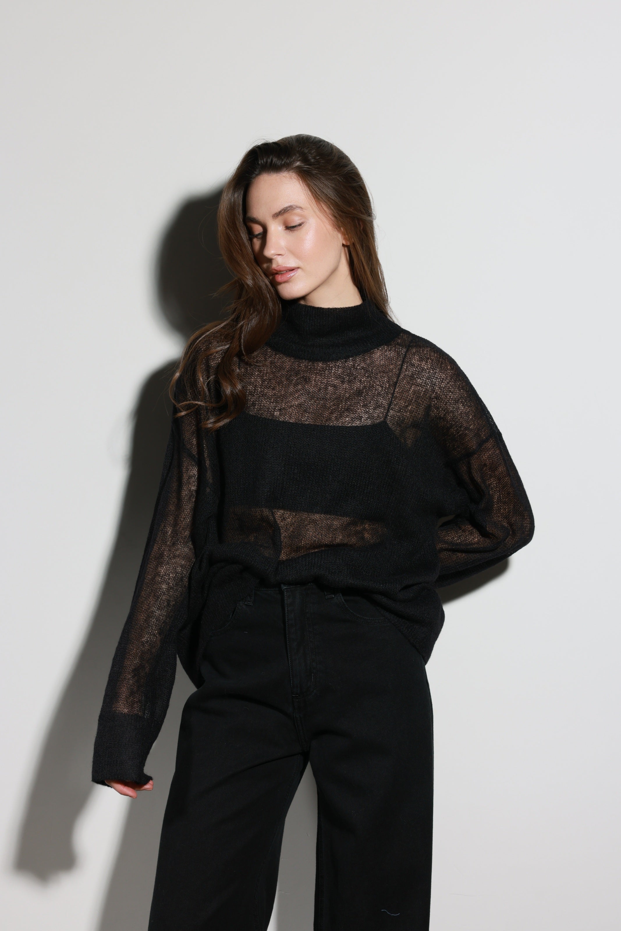 Palazzo Jeans Black