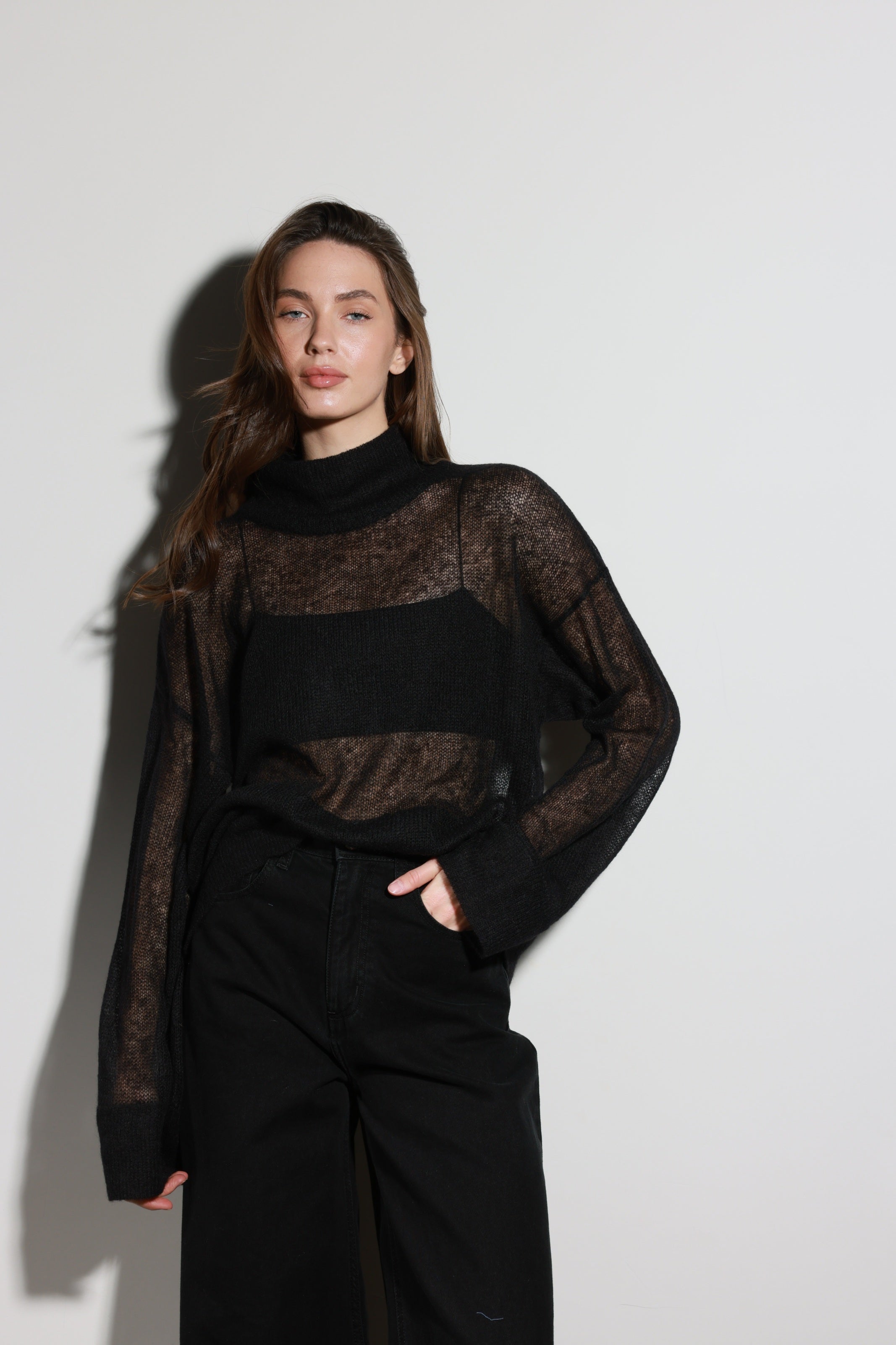 Palazzo Jeans Black