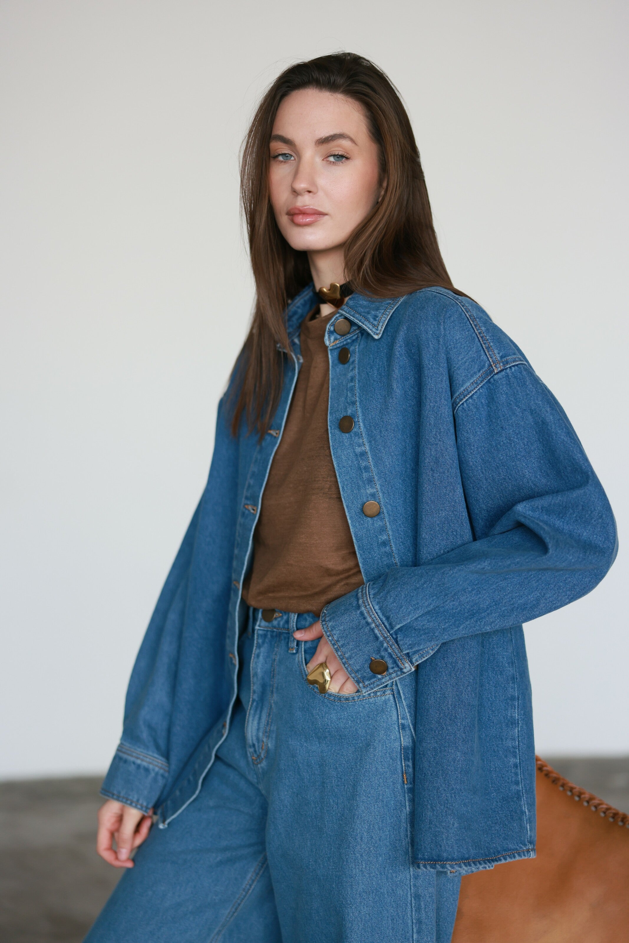 Palazzo Jeans Blue