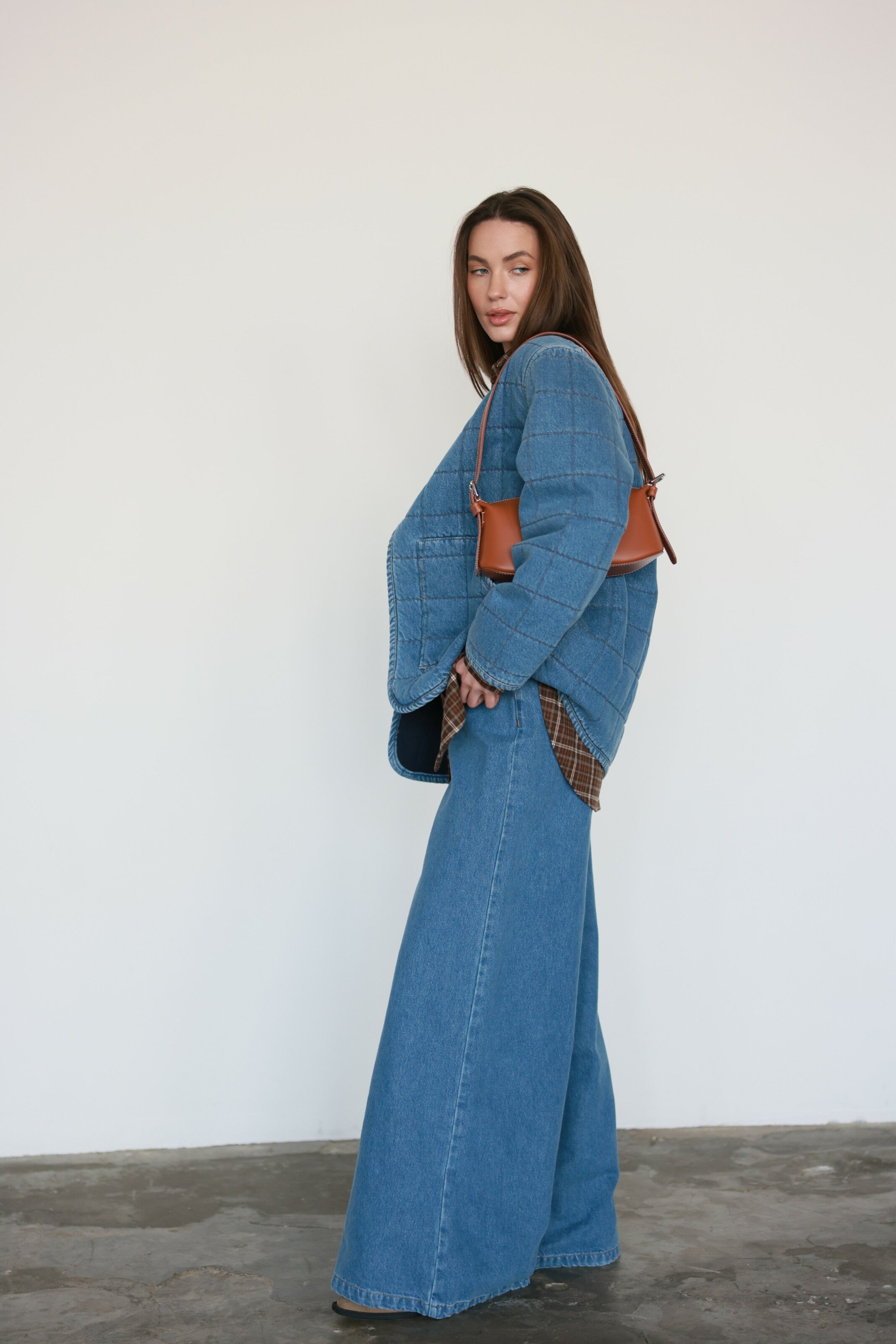 Palazzo Jeans Blue
