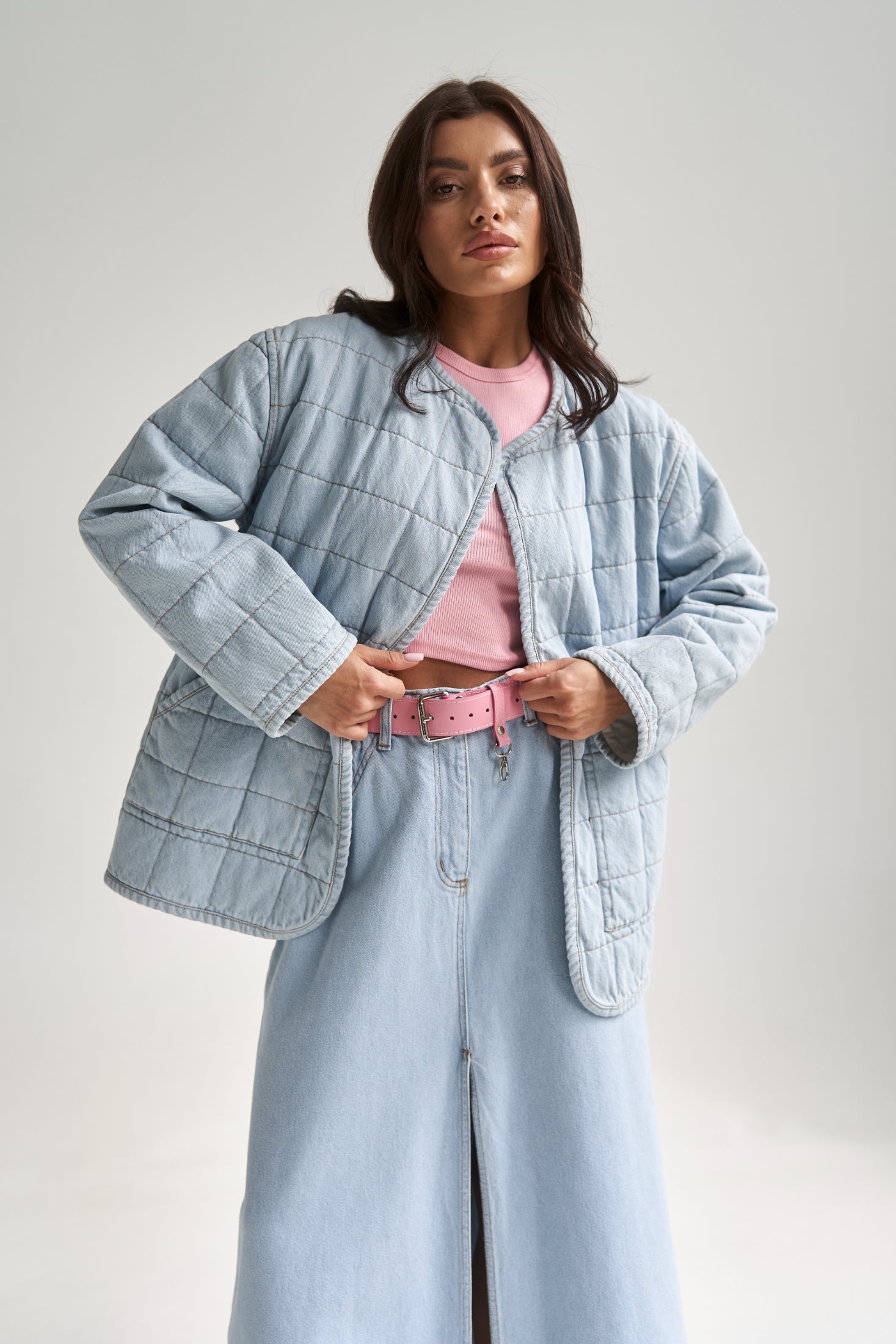 Denim Liner Jacket LightBlue