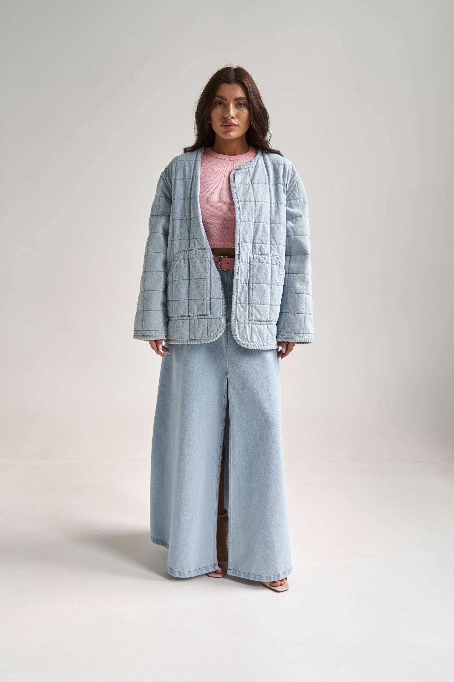 Denim Liner Jacket LightBlue