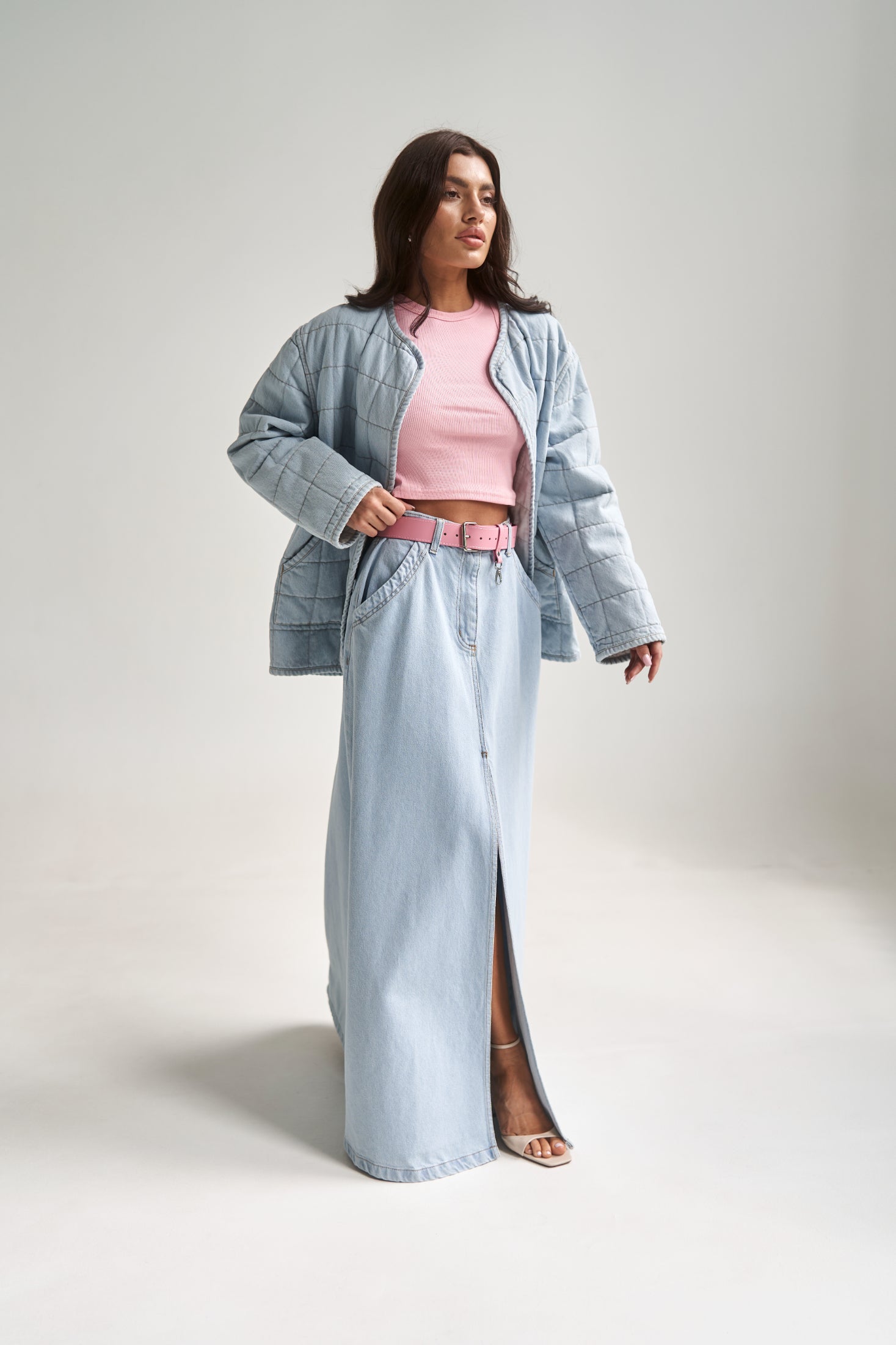 Denim Liner Jacket LightBlue