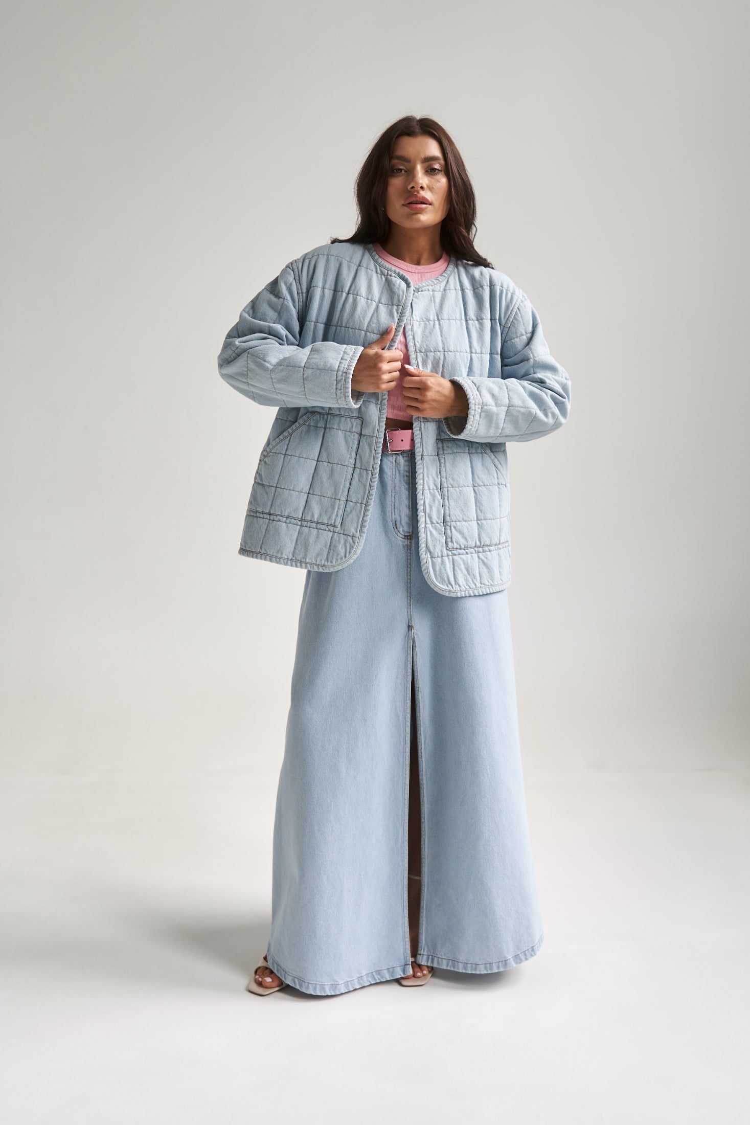 Denim Liner Jacket LightBlue