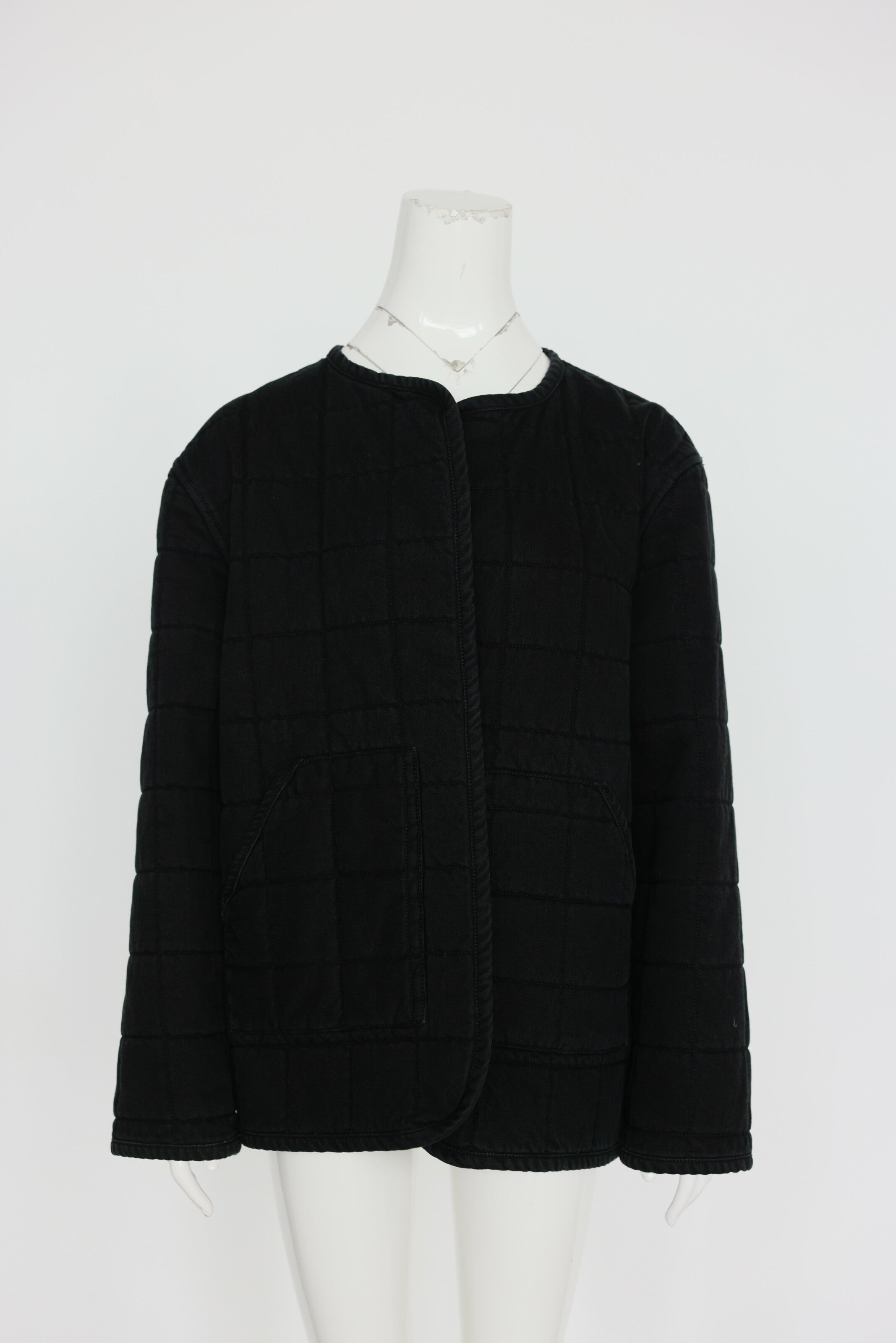 Denim Liner Jacket Black