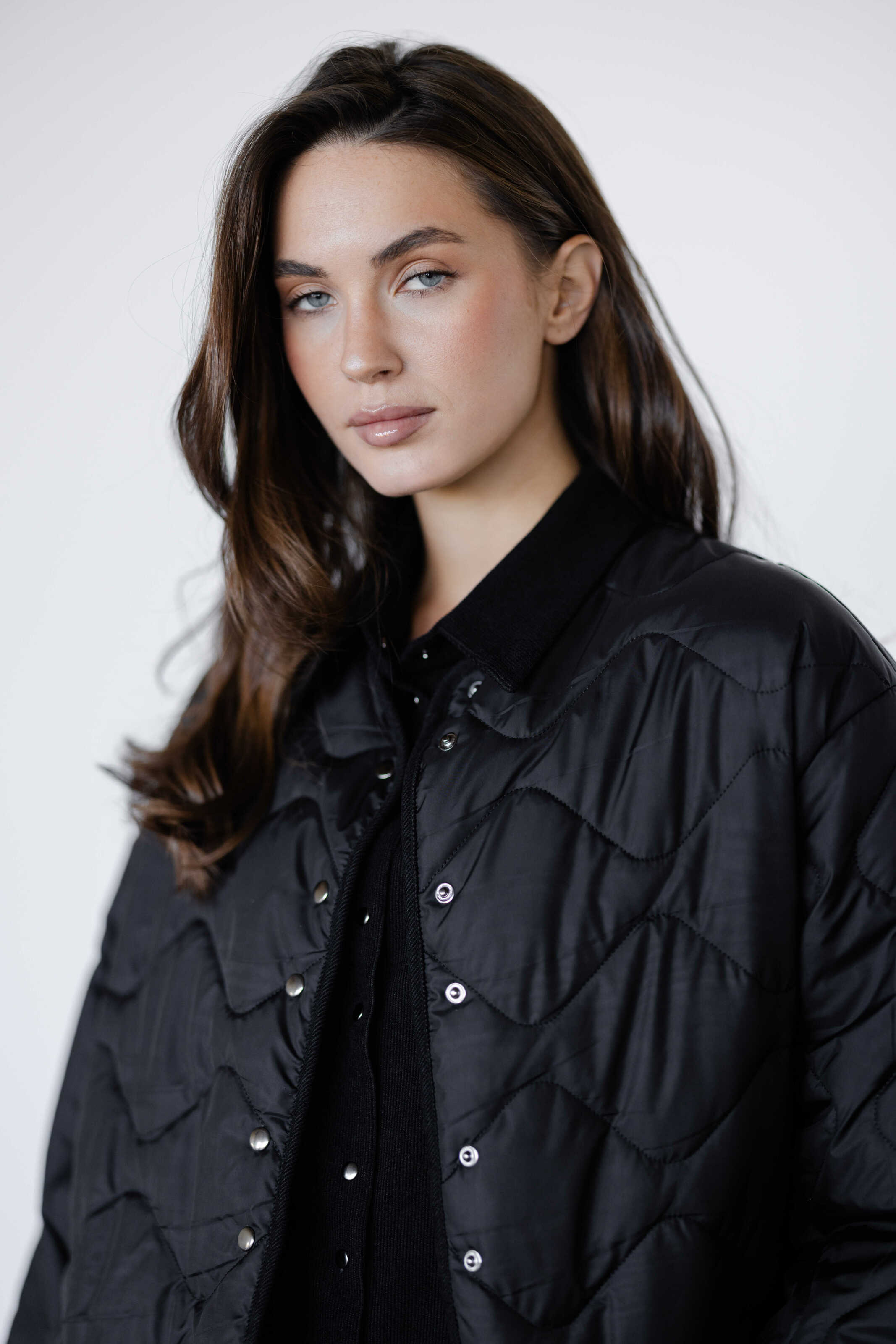 Polyester Liner Jacket Black
