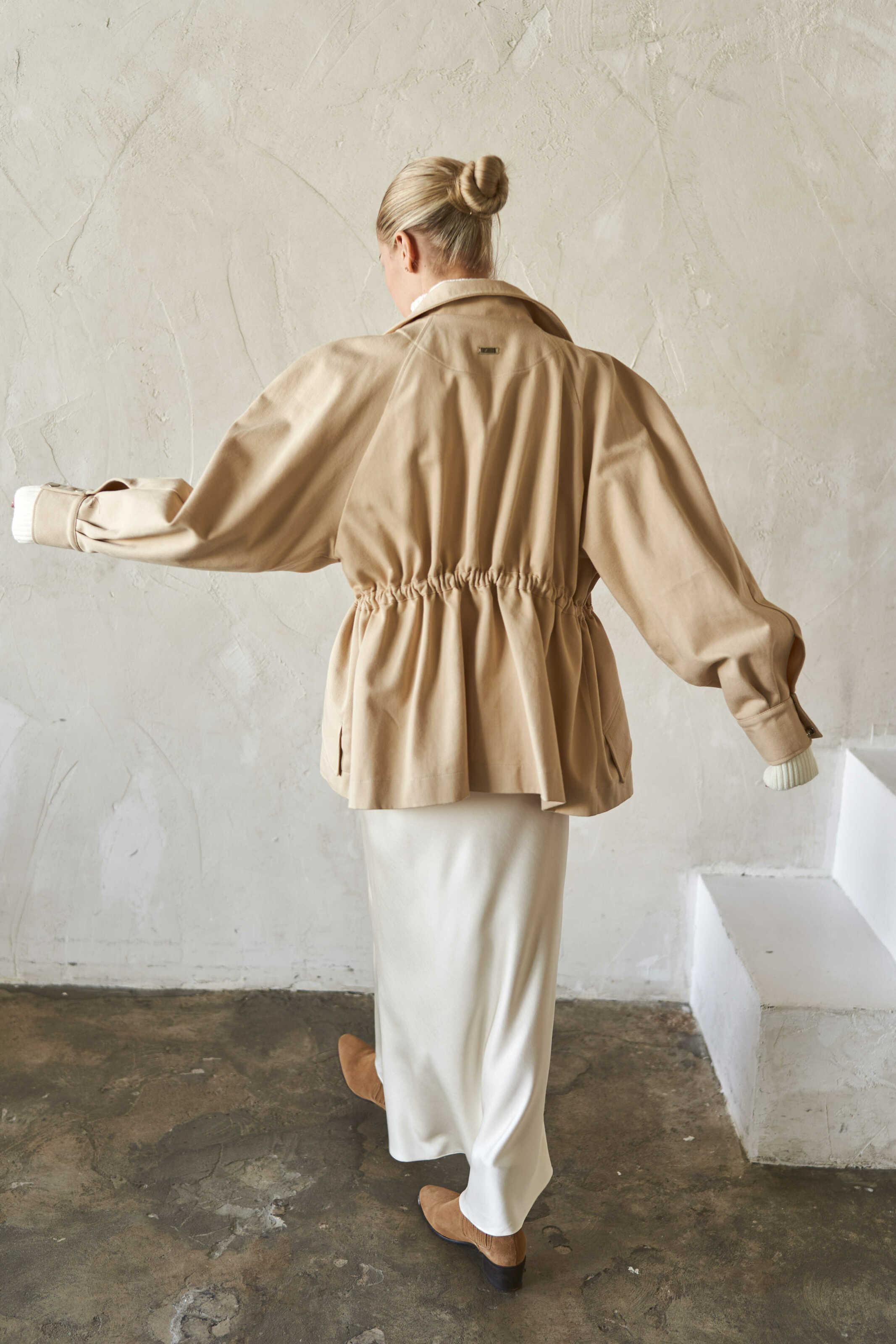 Sand Denim/Cotton Jacket