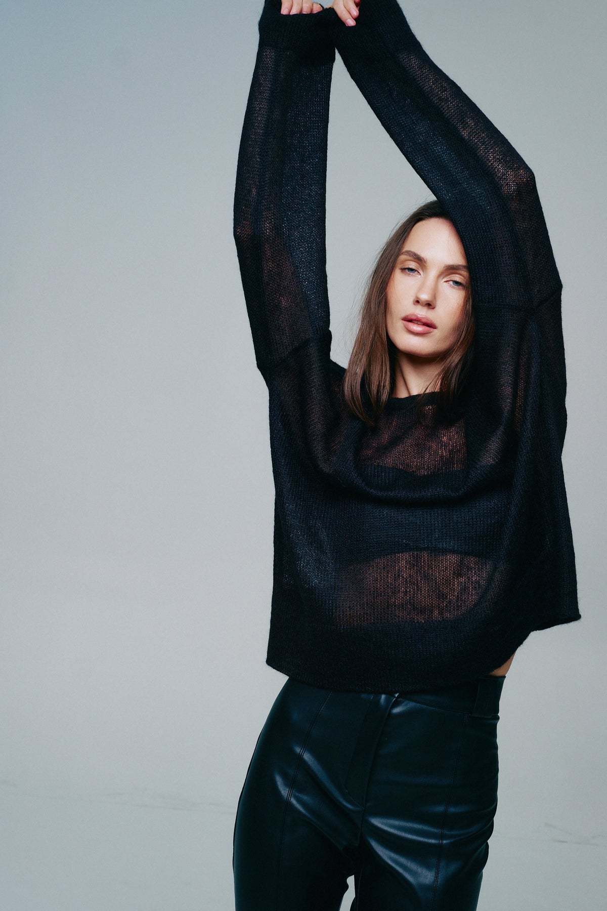 Kid Mohair and Silk Jumper