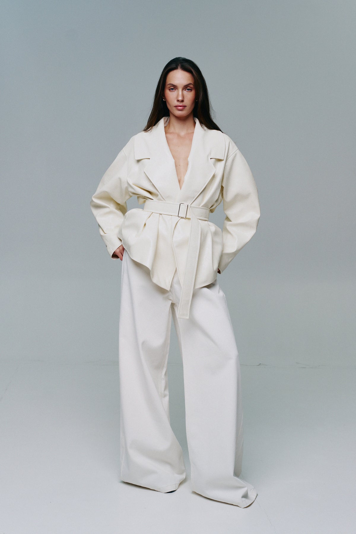Wide-Leg Palazzo Jeans