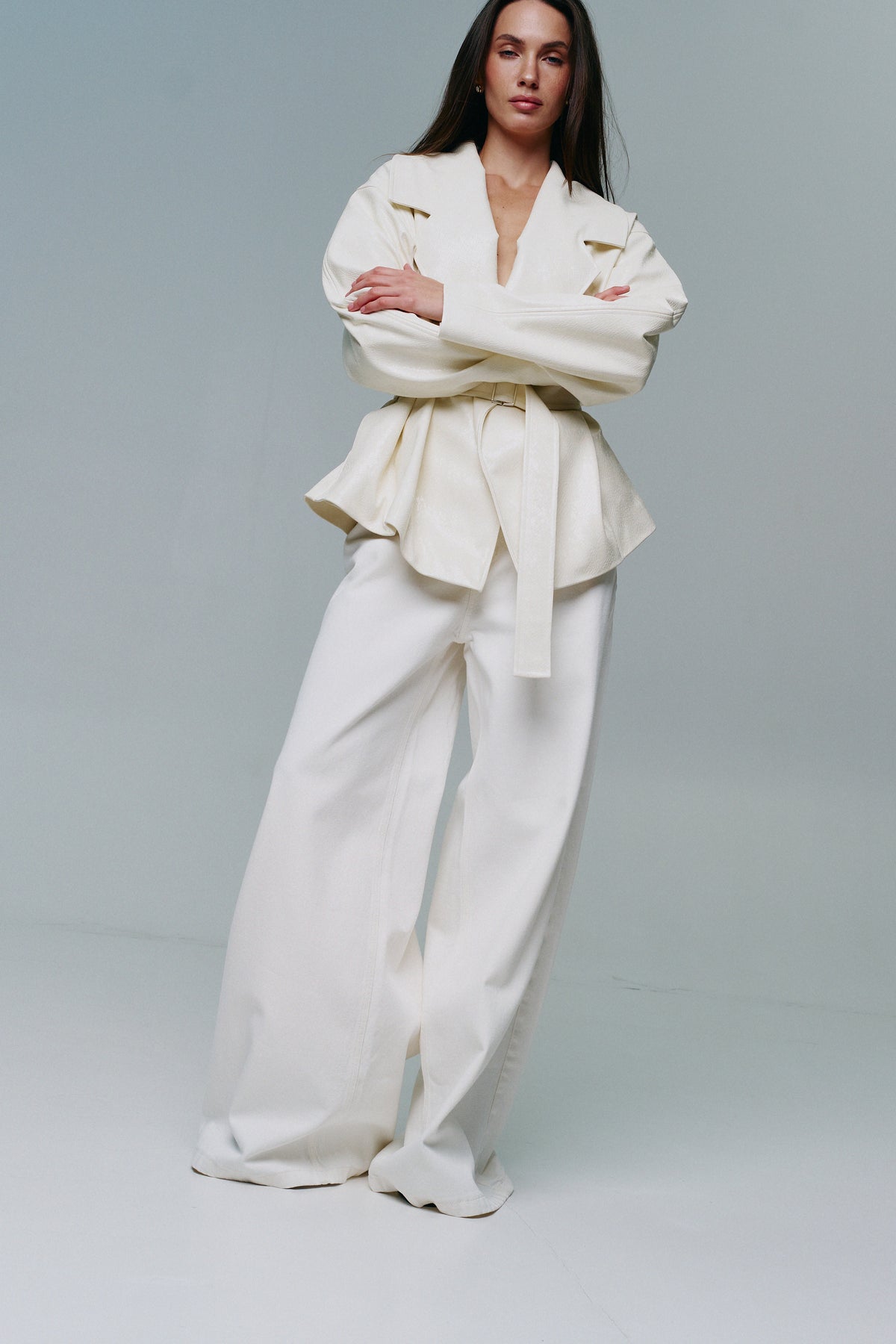 Wide-Leg Palazzo Jeans